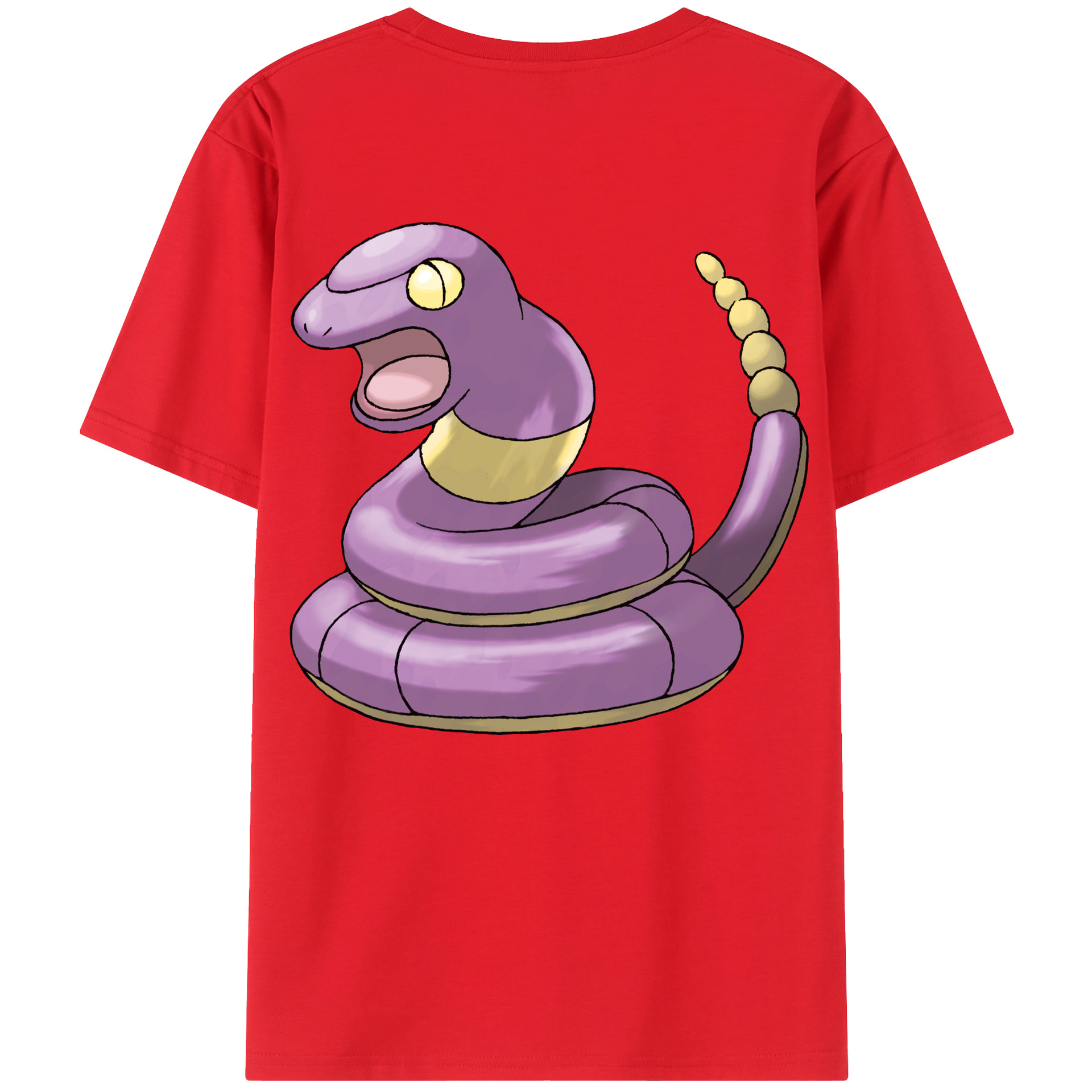 （画像用） ポケットモンスター Pokémon 綿100％ メンズ半袖Tシャツ（バックプリント） 通気性