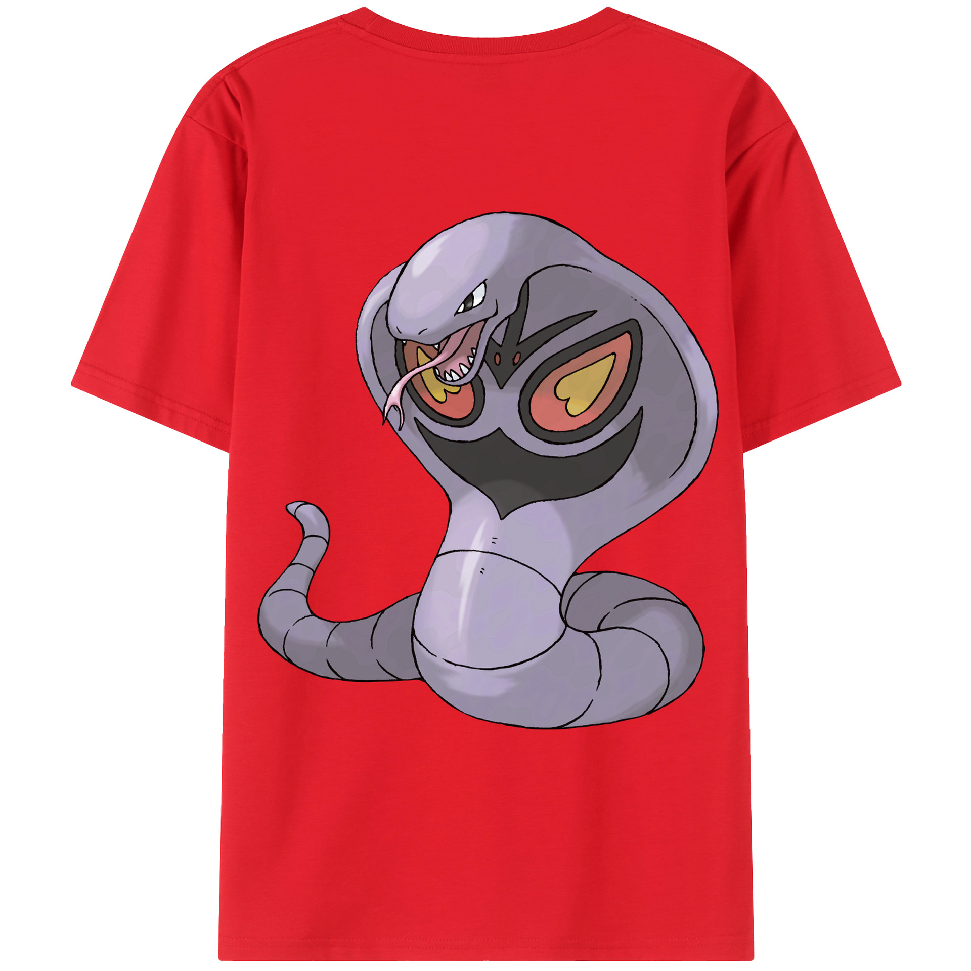 （画像用） ポケットモンスター Pokémon 綿100％ メンズ半袖Tシャツ（バックプリント） 通気性