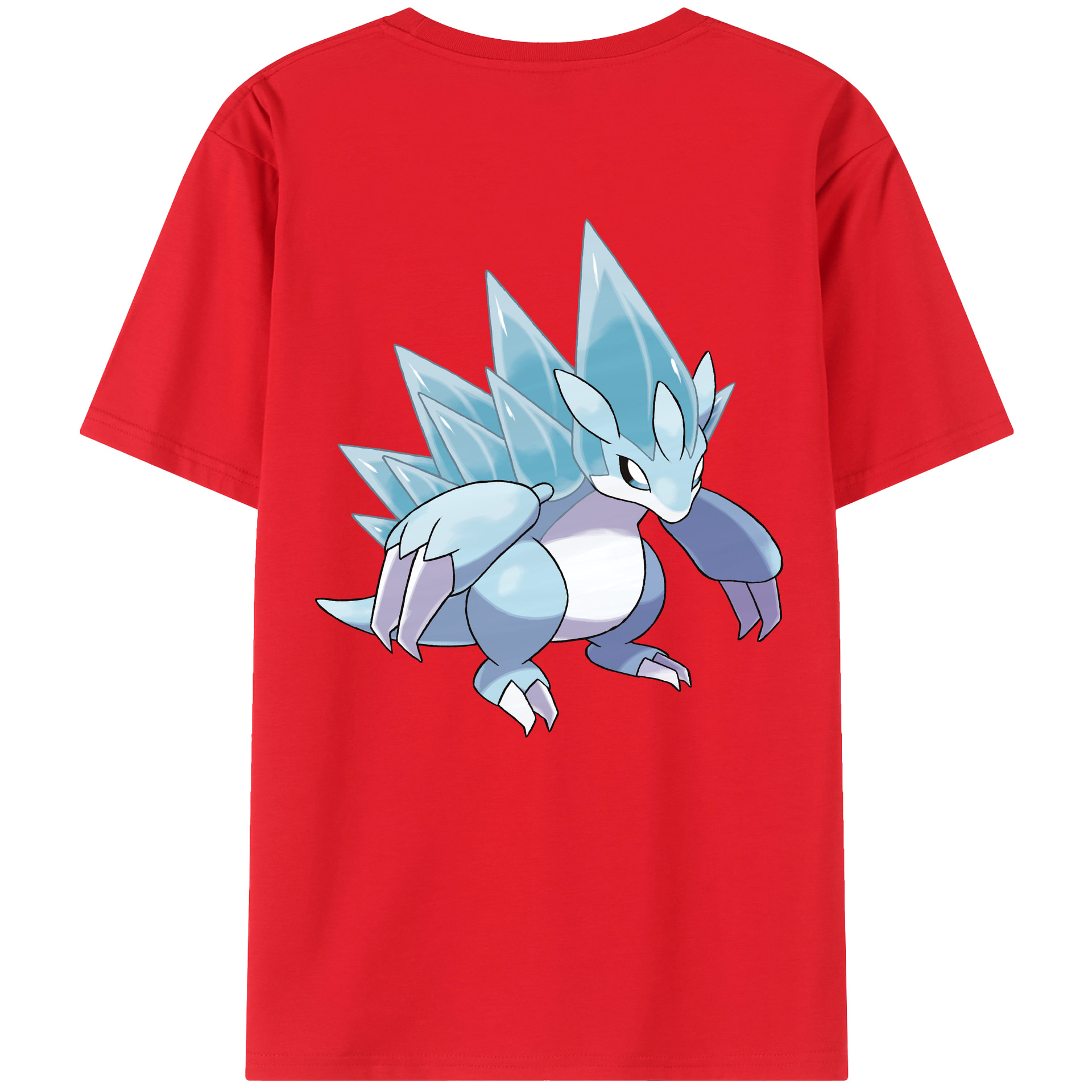 （画像用） ポケットモンスター Pokémon 綿100％ メンズ半袖Tシャツ（バックプリント） 通気性