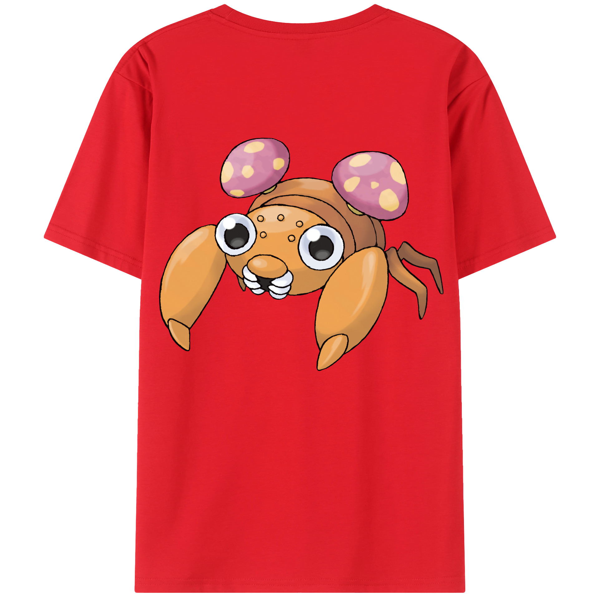 （画像用） ポケットモンスター Pokémon 綿100％ メンズ半袖Tシャツ（バックプリント） 通気性