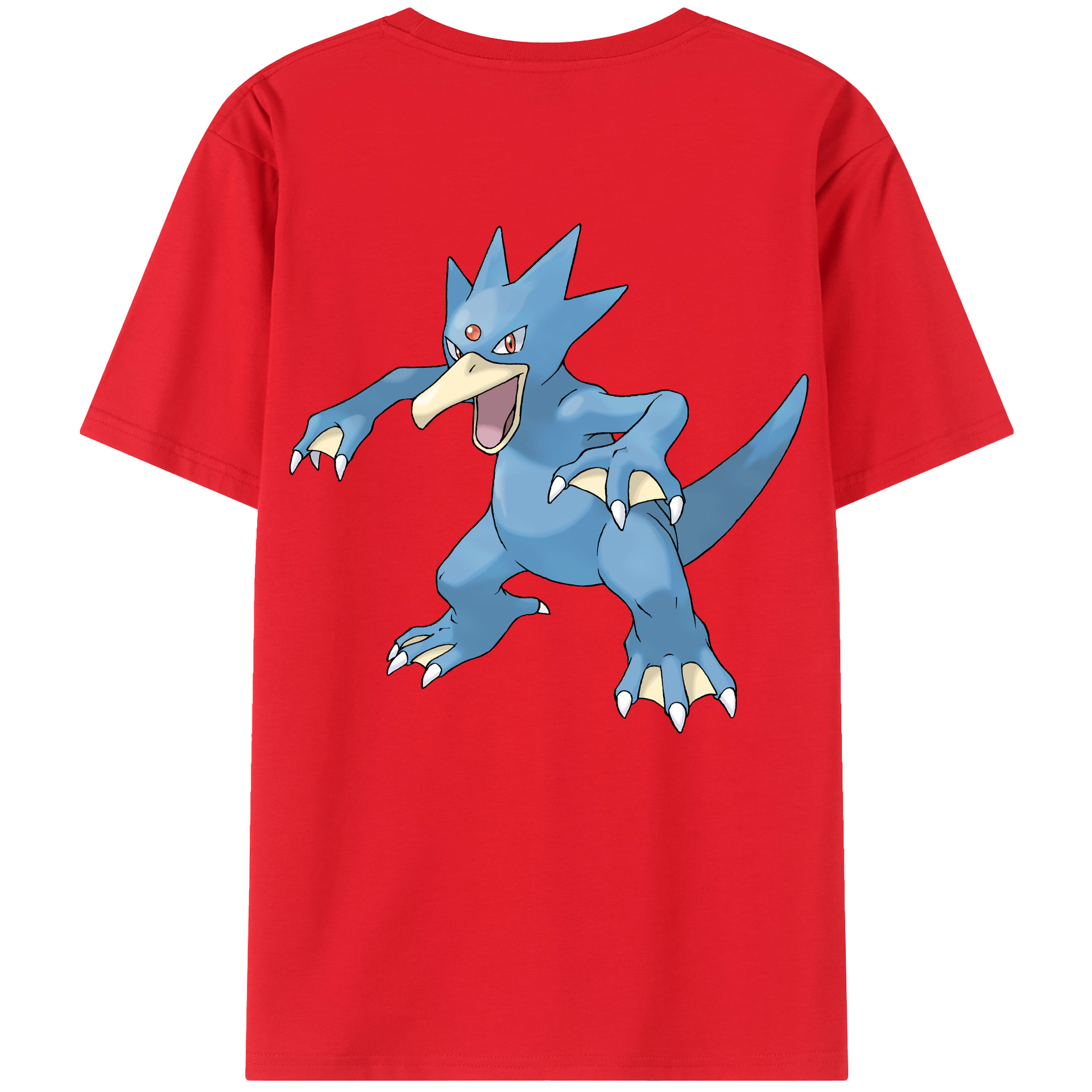 （画像用） ポケットモンスター Pokémon 綿100％ メンズ半袖Tシャツ（バックプリント） 通気性