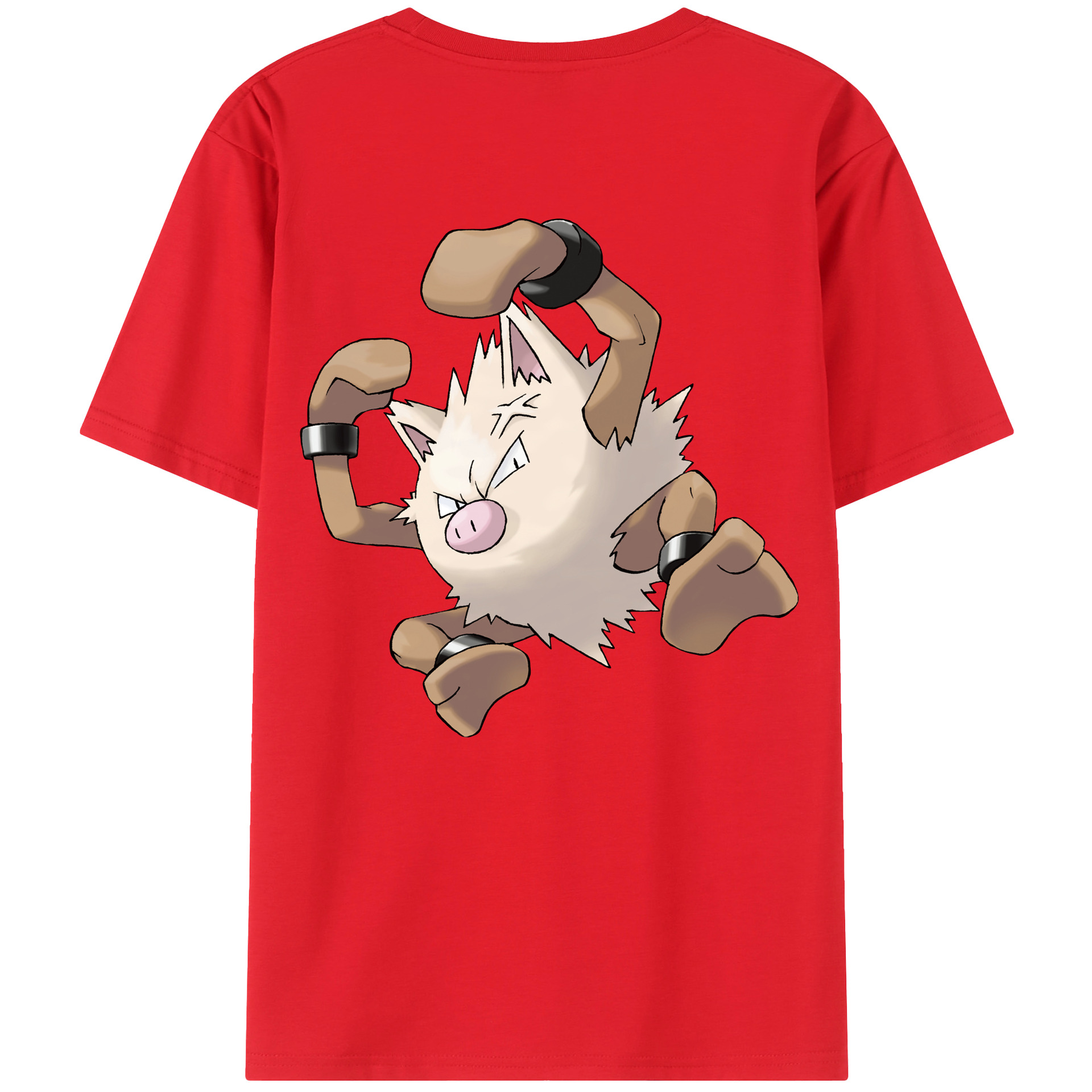 （画像用） ポケットモンスター Pokémon 綿100％ メンズ半袖Tシャツ（バックプリント） 通気性