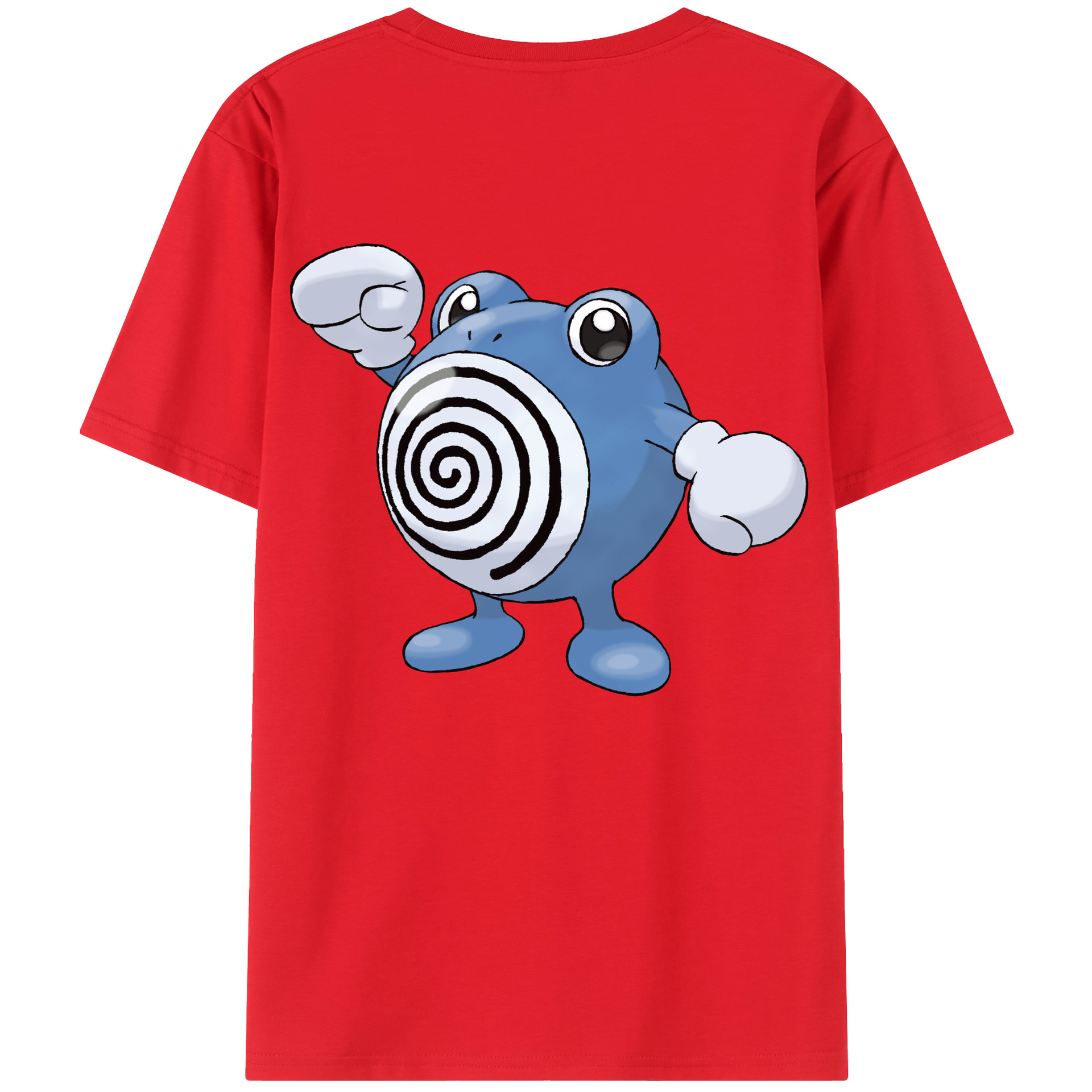 （画像用） ポケットモンスター Pokémon 綿100％ メンズ半袖Tシャツ（バックプリント） 通気性