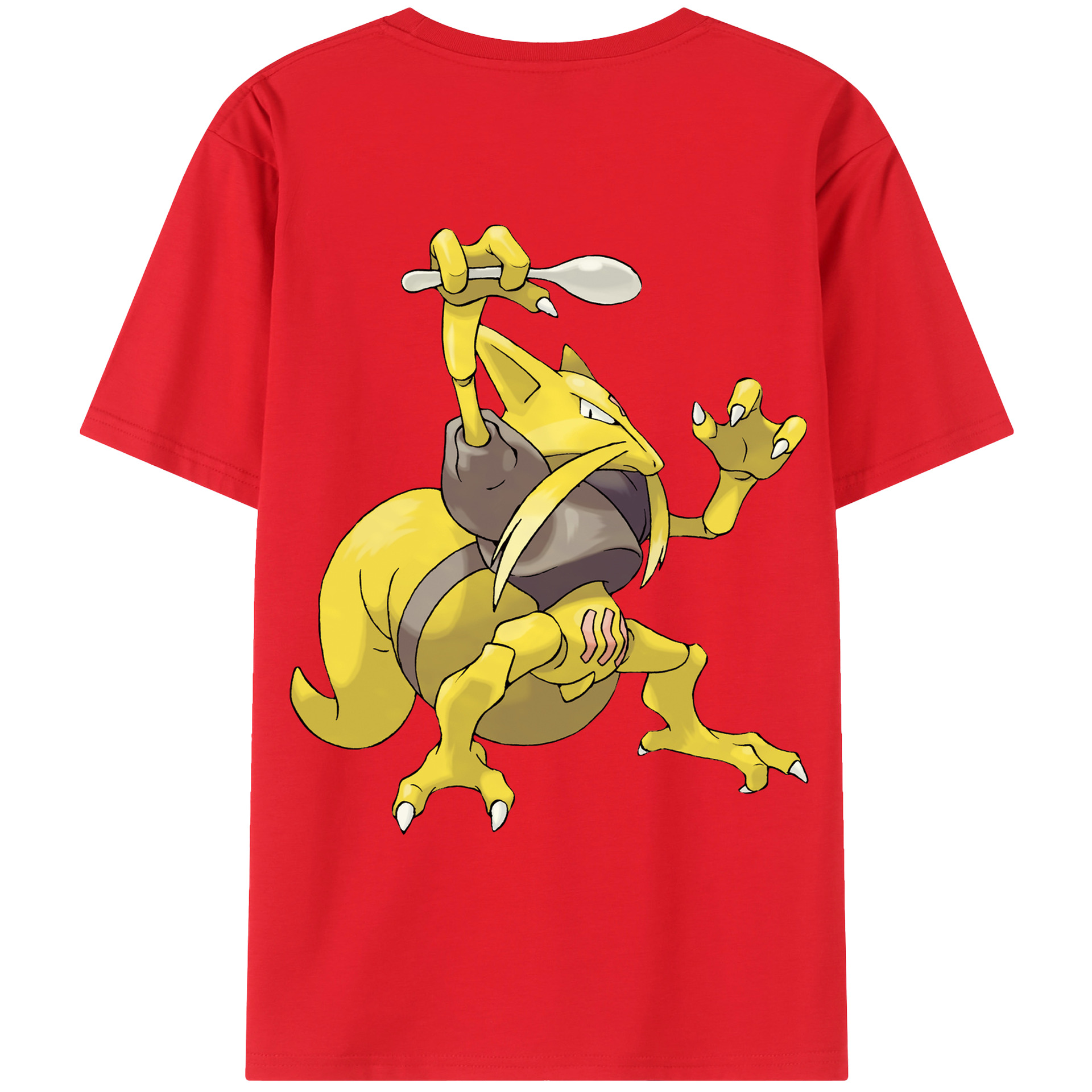 （画像用） ポケットモンスター Pokémon 綿100％ メンズ半袖Tシャツ（バックプリント） 通気性