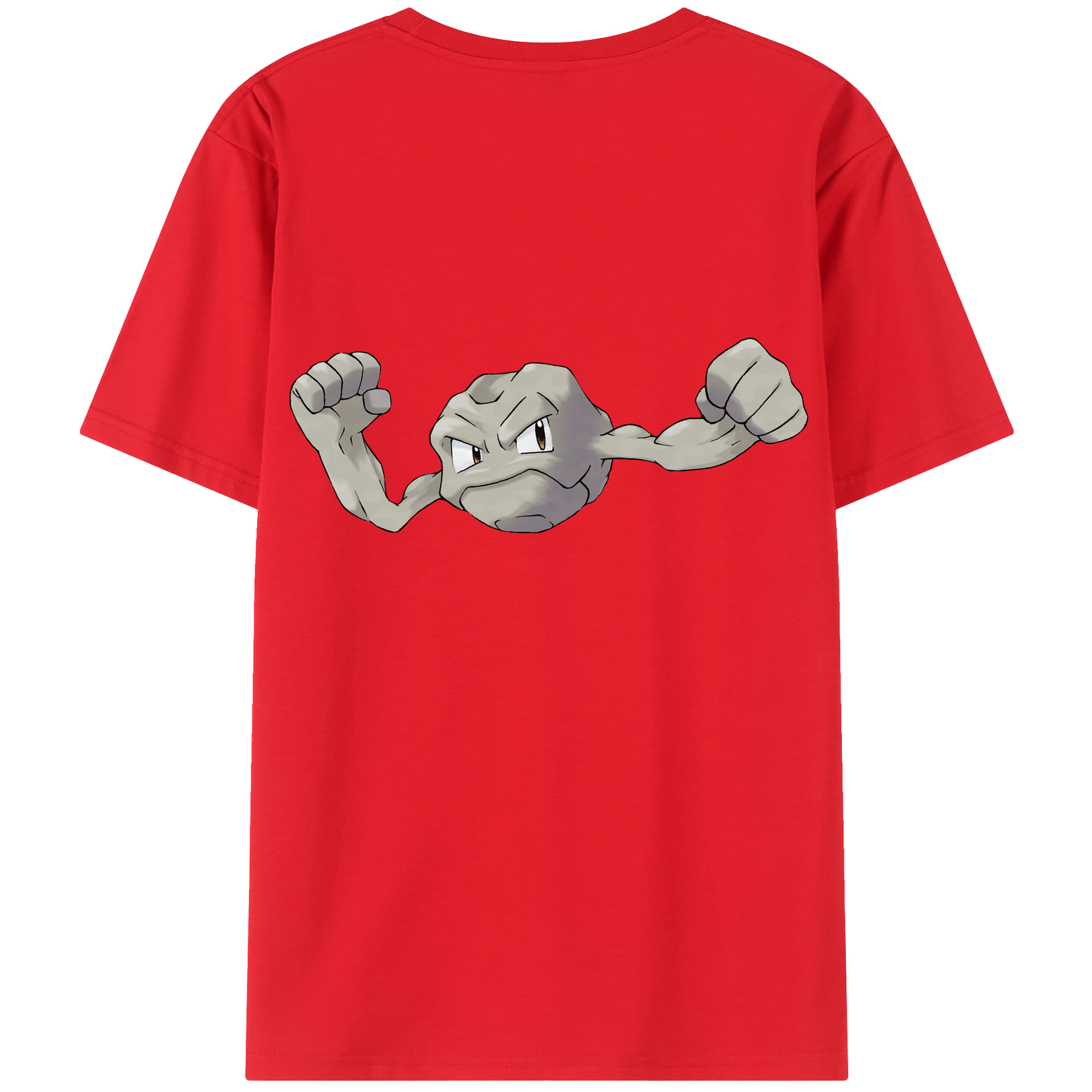 （画像用） ポケットモンスター Pokémon 綿100％ メンズ半袖Tシャツ（バックプリント） 通気性