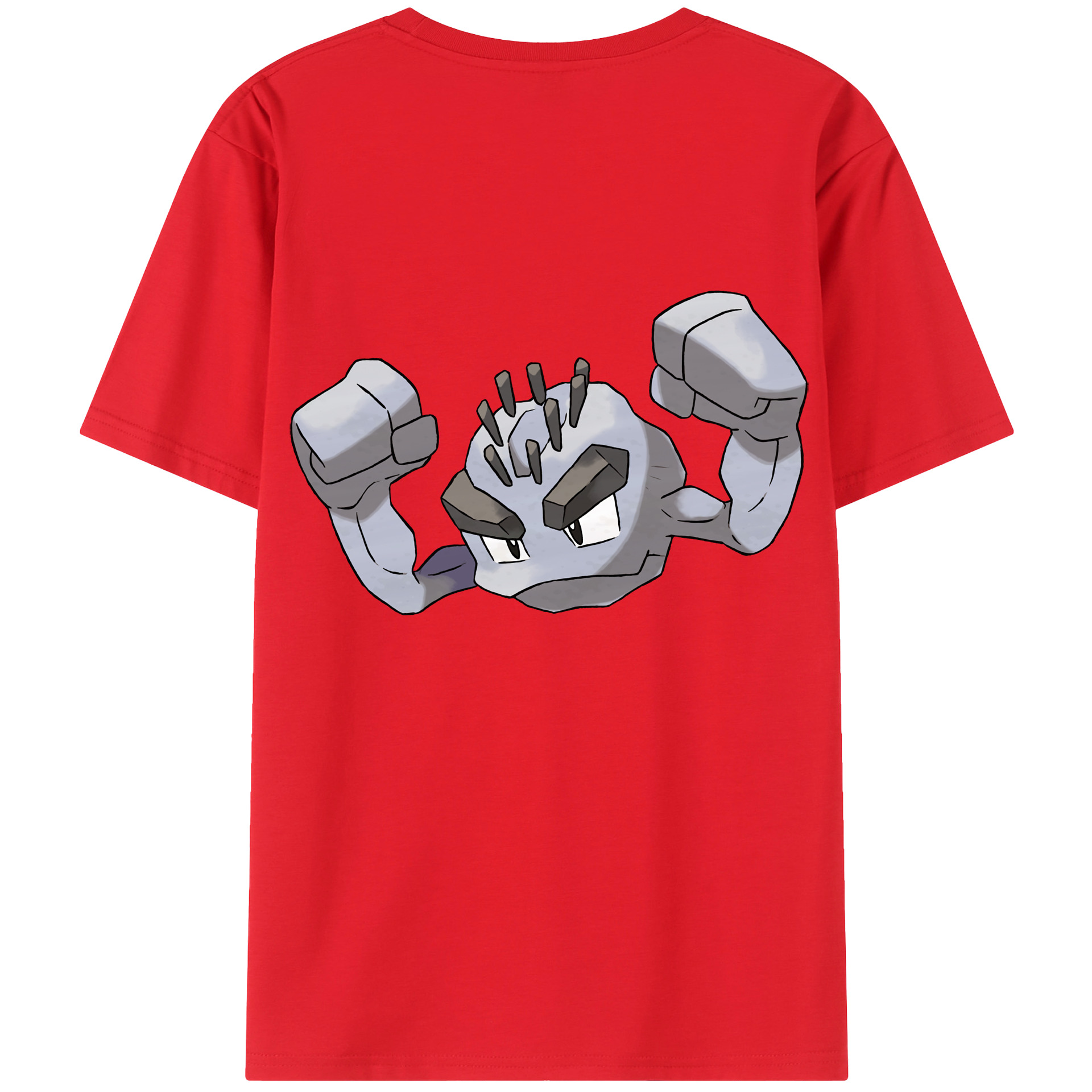 （画像用） ポケットモンスター Pokémon 綿100％ メンズ半袖Tシャツ（バックプリント） 通気性