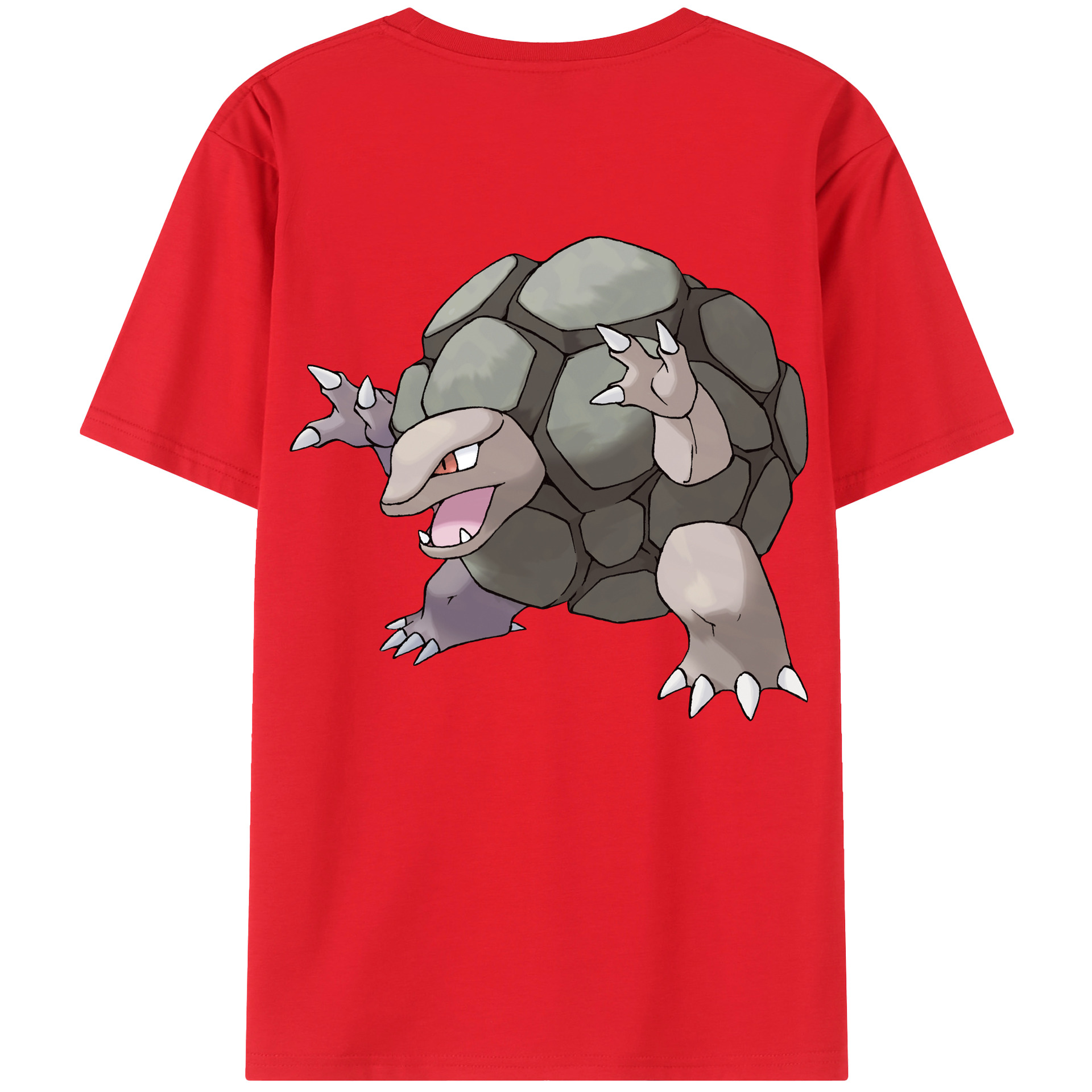 （画像用） ポケットモンスター Pokémon 綿100％ メンズ半袖Tシャツ（バックプリント） 通気性
