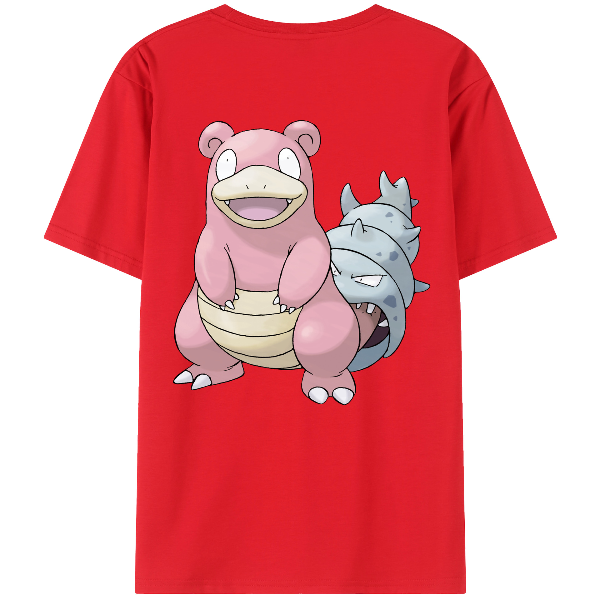 （画像用） ポケットモンスター Pokémon 綿100％ メンズ半袖Tシャツ（バックプリント） 通気性