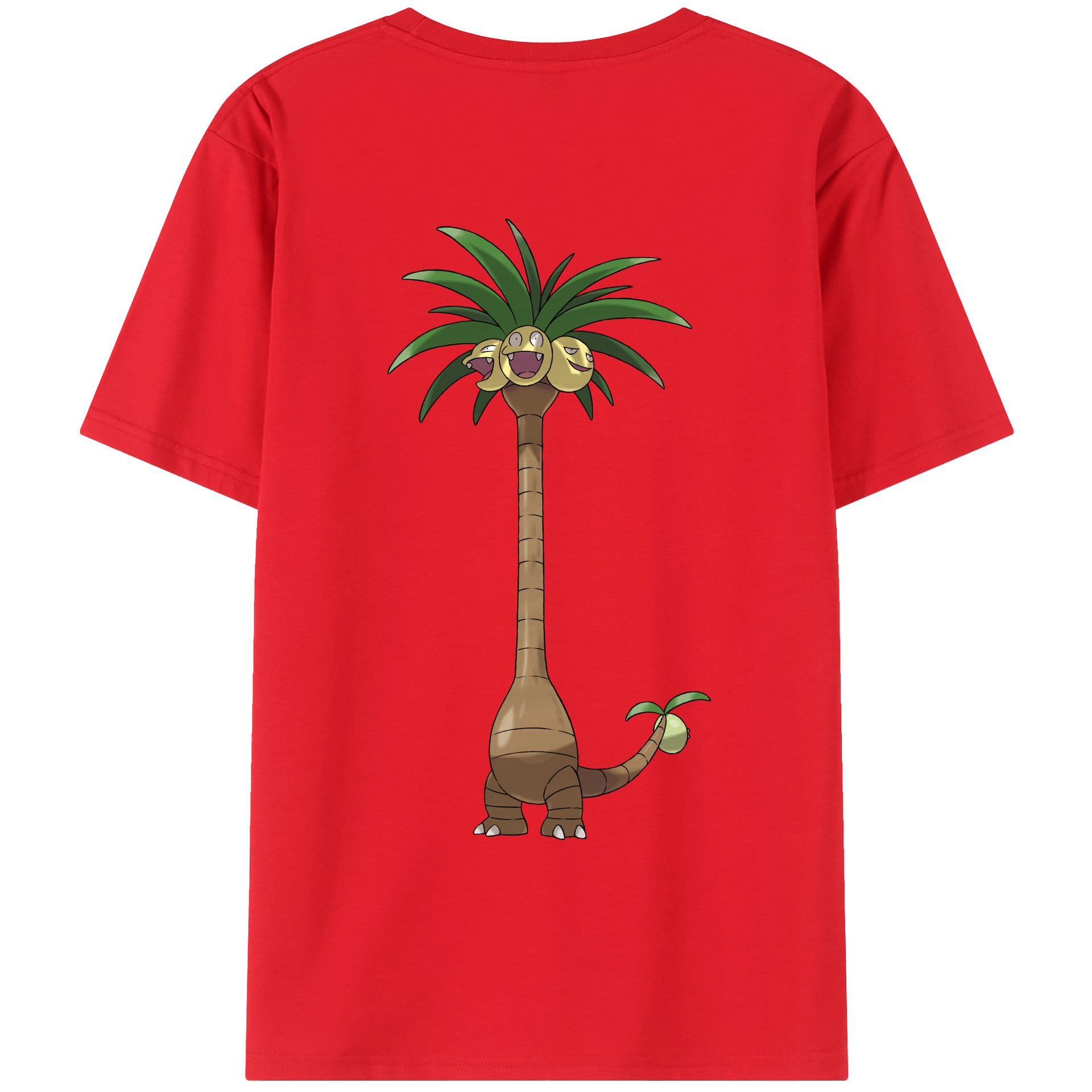 （画像用） ポケットモンスター Pokémon 綿100％ メンズ半袖Tシャツ（バックプリント） 通気性
