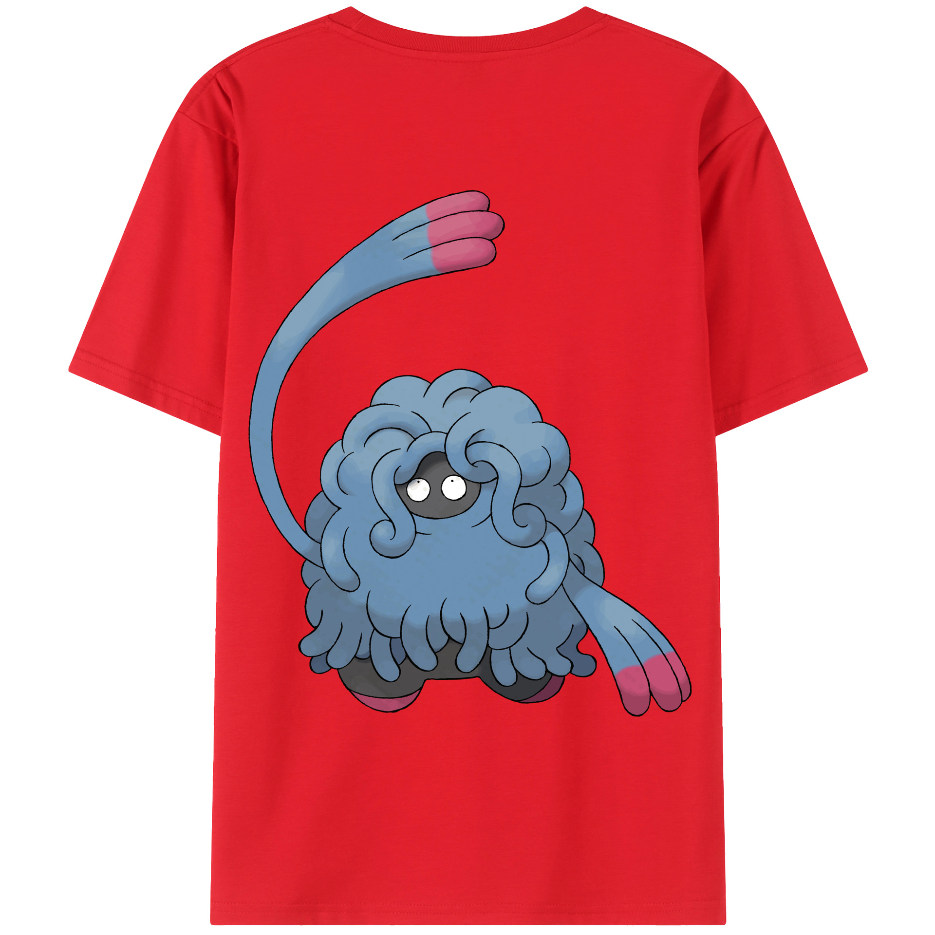 （画像用） ポケットモンスター Pokémon 綿100％ メンズ半袖Tシャツ（バックプリント） 通気性