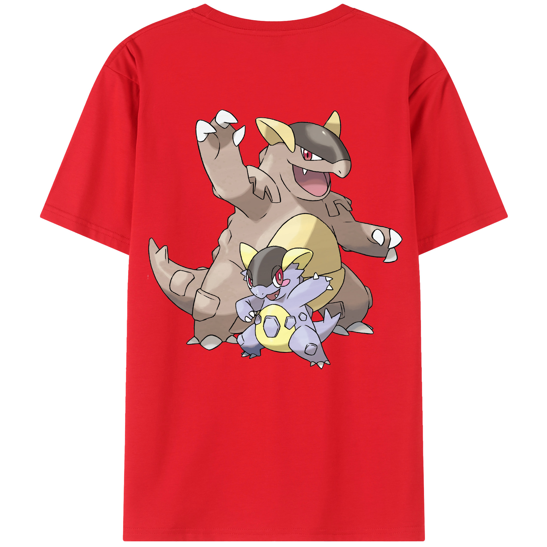 （画像用） ポケットモンスター Pokémon 綿100％ メンズ半袖Tシャツ（バックプリント） 通気性