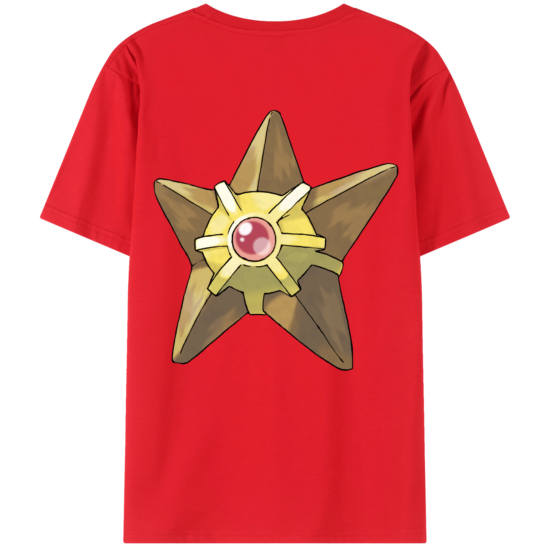 （画像用） ポケットモンスター Pokémon 綿100％ メンズ半袖Tシャツ（バックプリント） 通気性