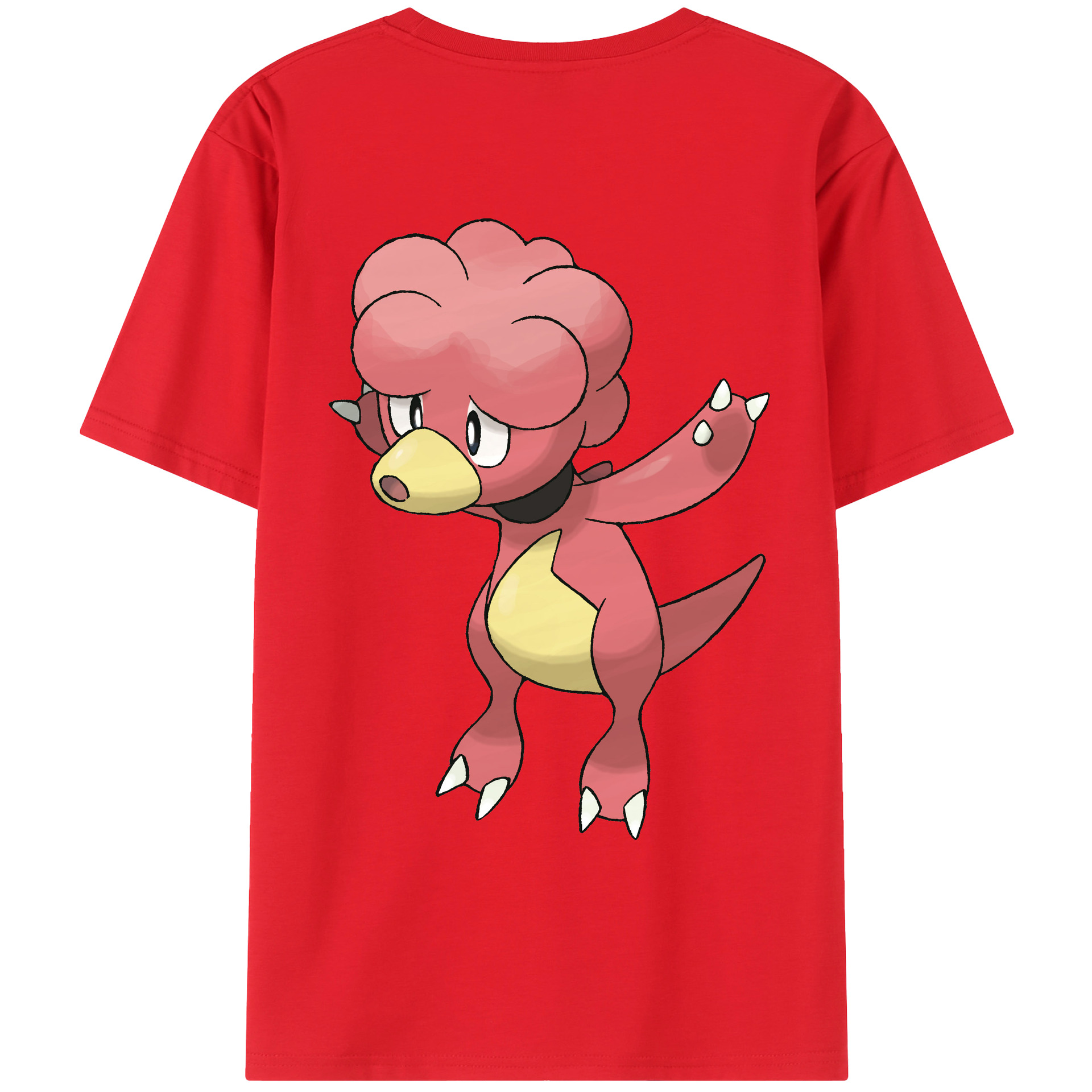（画像用） ポケットモンスター Pokémon 綿100％ メンズ半袖Tシャツ（バックプリント） 通気性