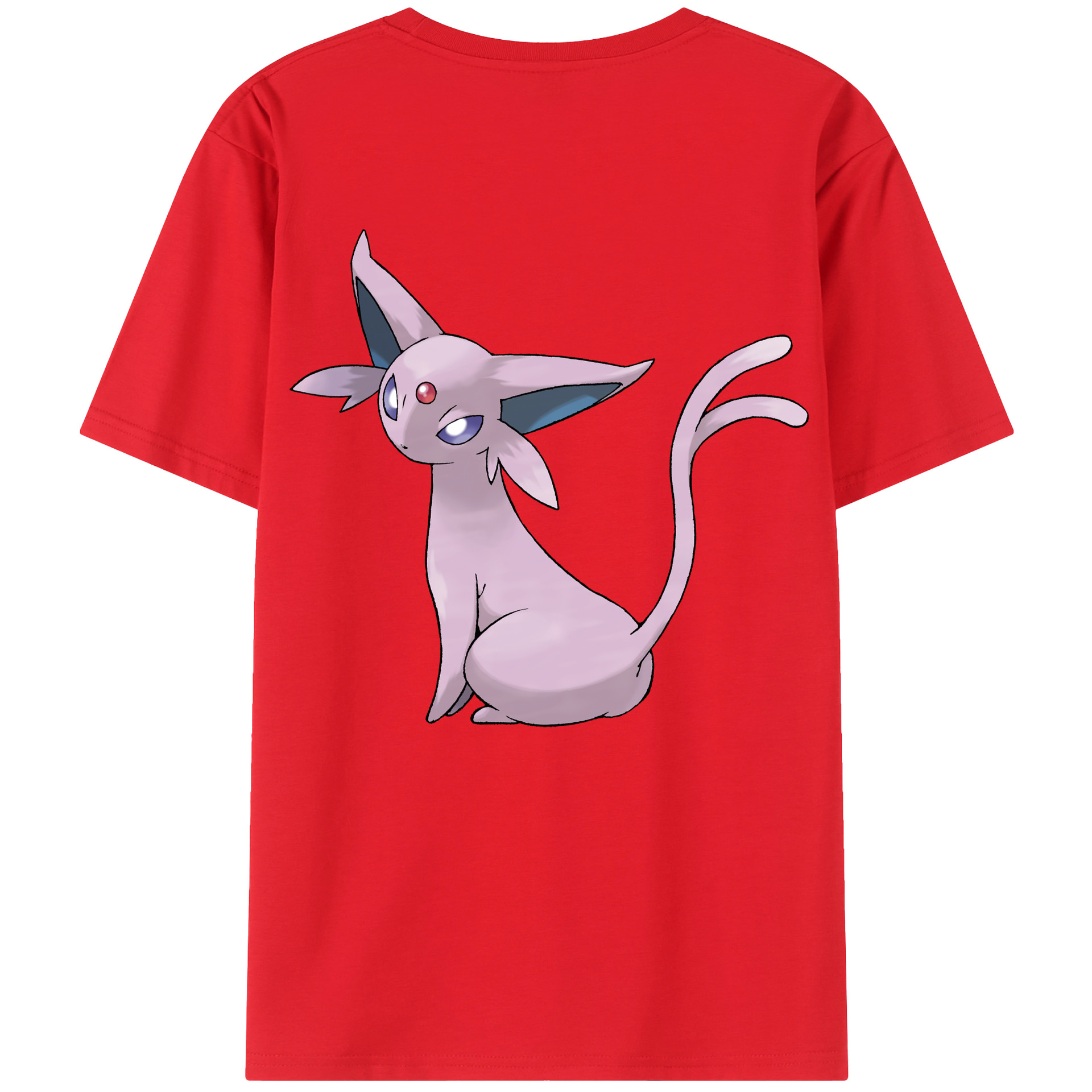 （画像用） ポケットモンスター Pokémon 綿100％ メンズ半袖Tシャツ（バックプリント） 通気性
