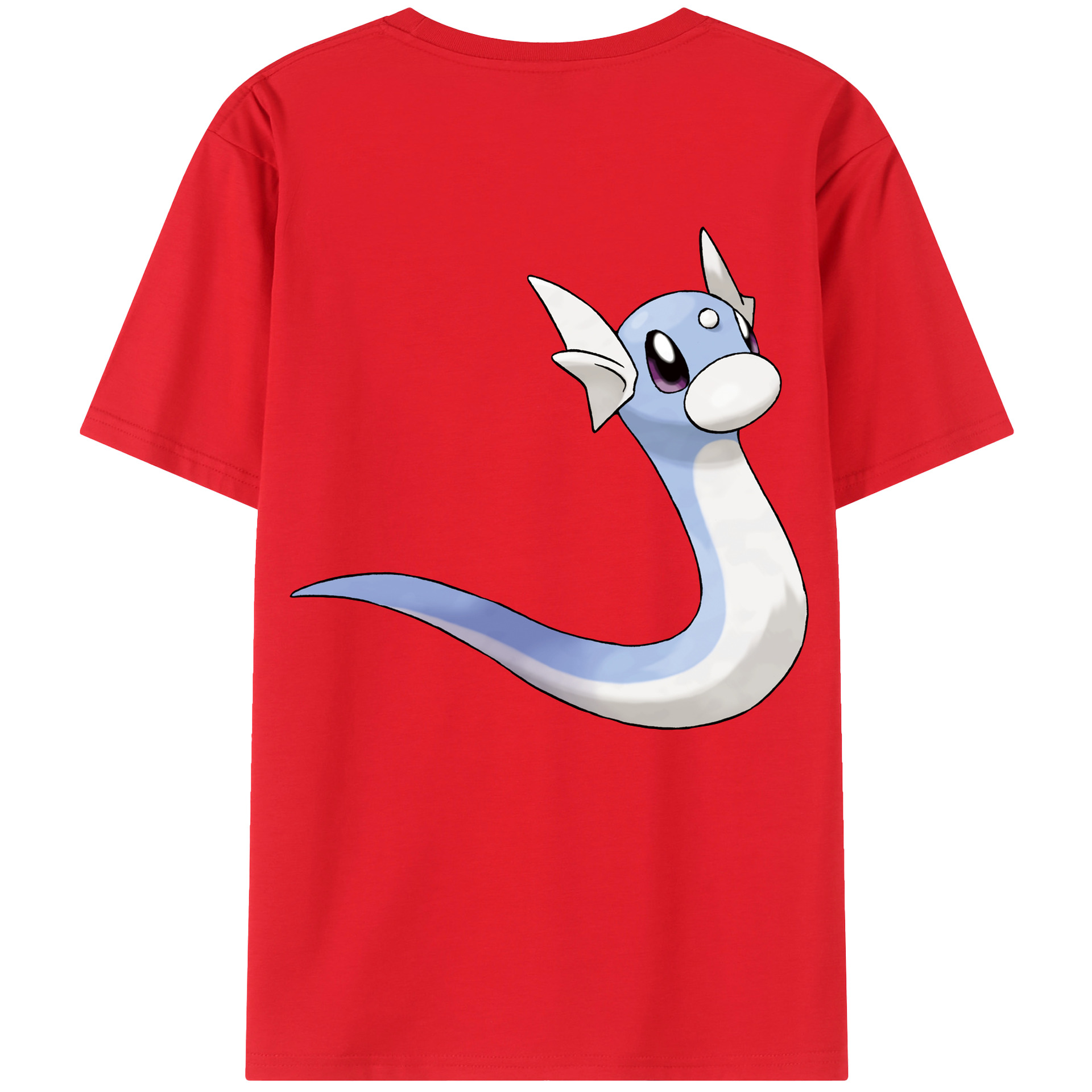 （画像用） ポケットモンスター Pokémon 綿100％ メンズ半袖Tシャツ（バックプリント） 通気性