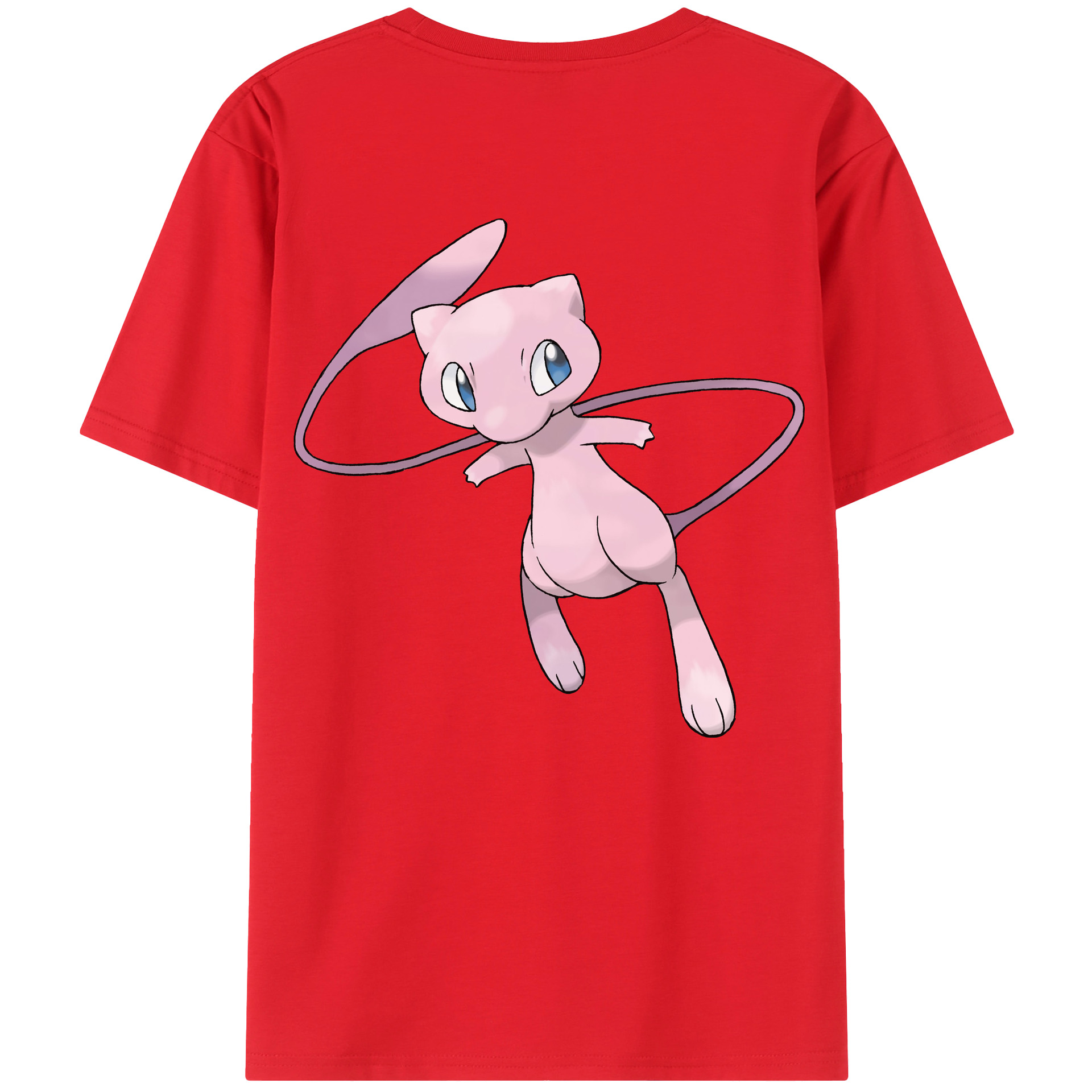 （画像用） ポケットモンスター Pokémon 綿100％ メンズ半袖Tシャツ（バックプリント） 通気性