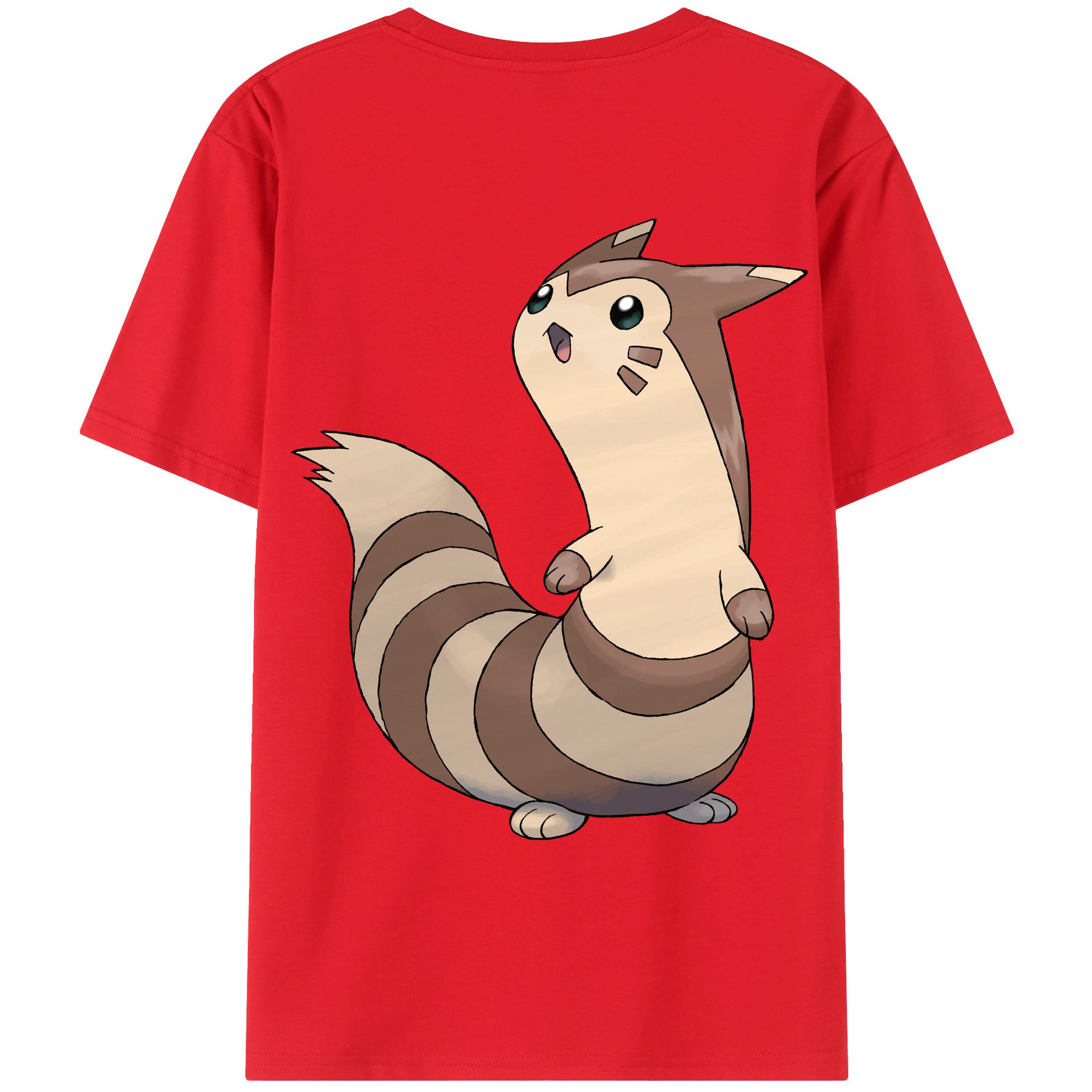 （画像用） ポケットモンスター Pokémon 綿100％ メンズ半袖Tシャツ（バックプリント） 通気性