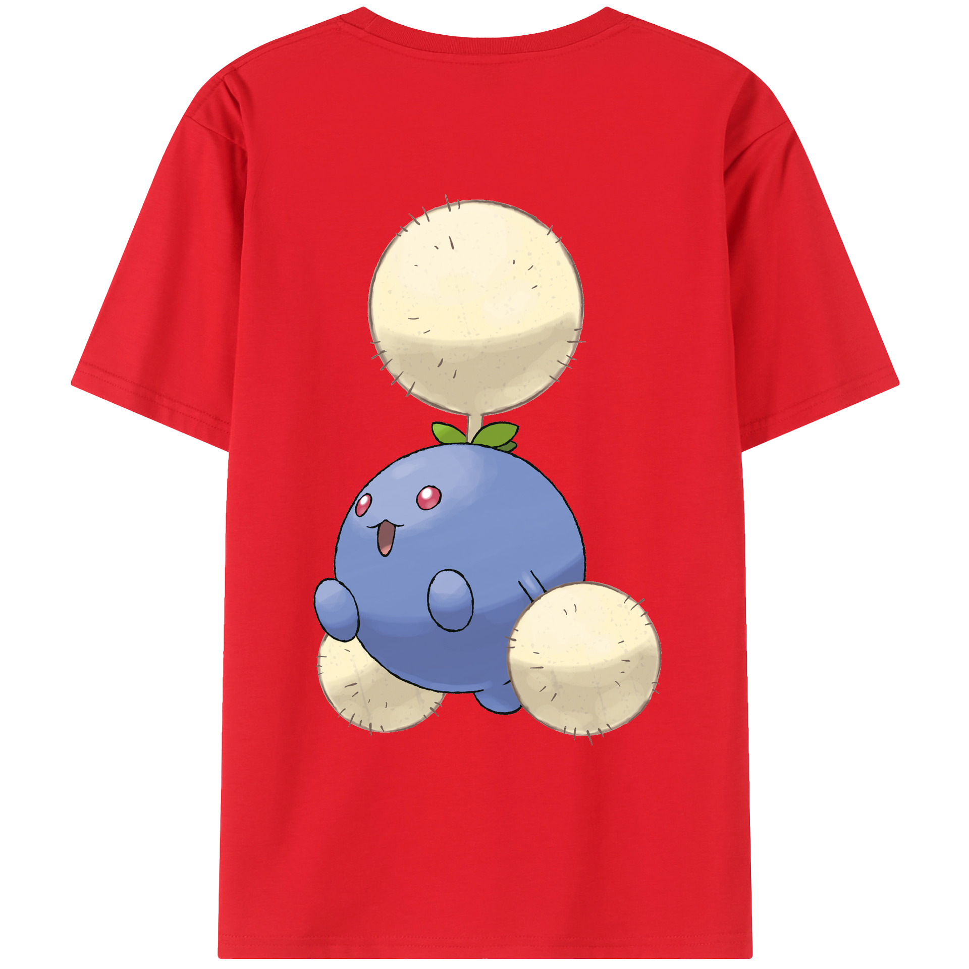 （画像用） ポケットモンスター Pokémon 綿100％ メンズ半袖Tシャツ（バックプリント） 通気性