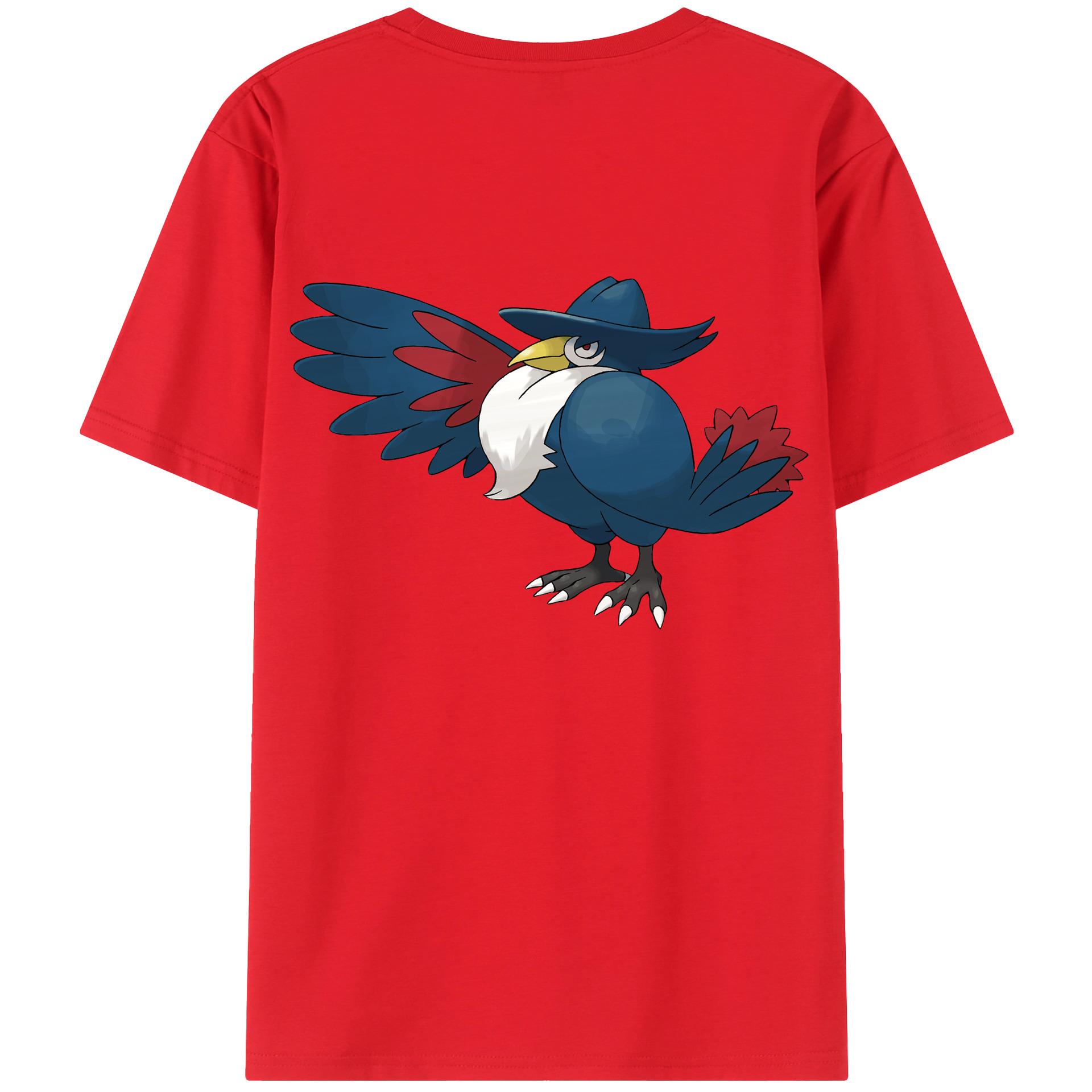 （画像用） ポケットモンスター Pokémon 綿100％ メンズ半袖Tシャツ（バックプリント） 通気性