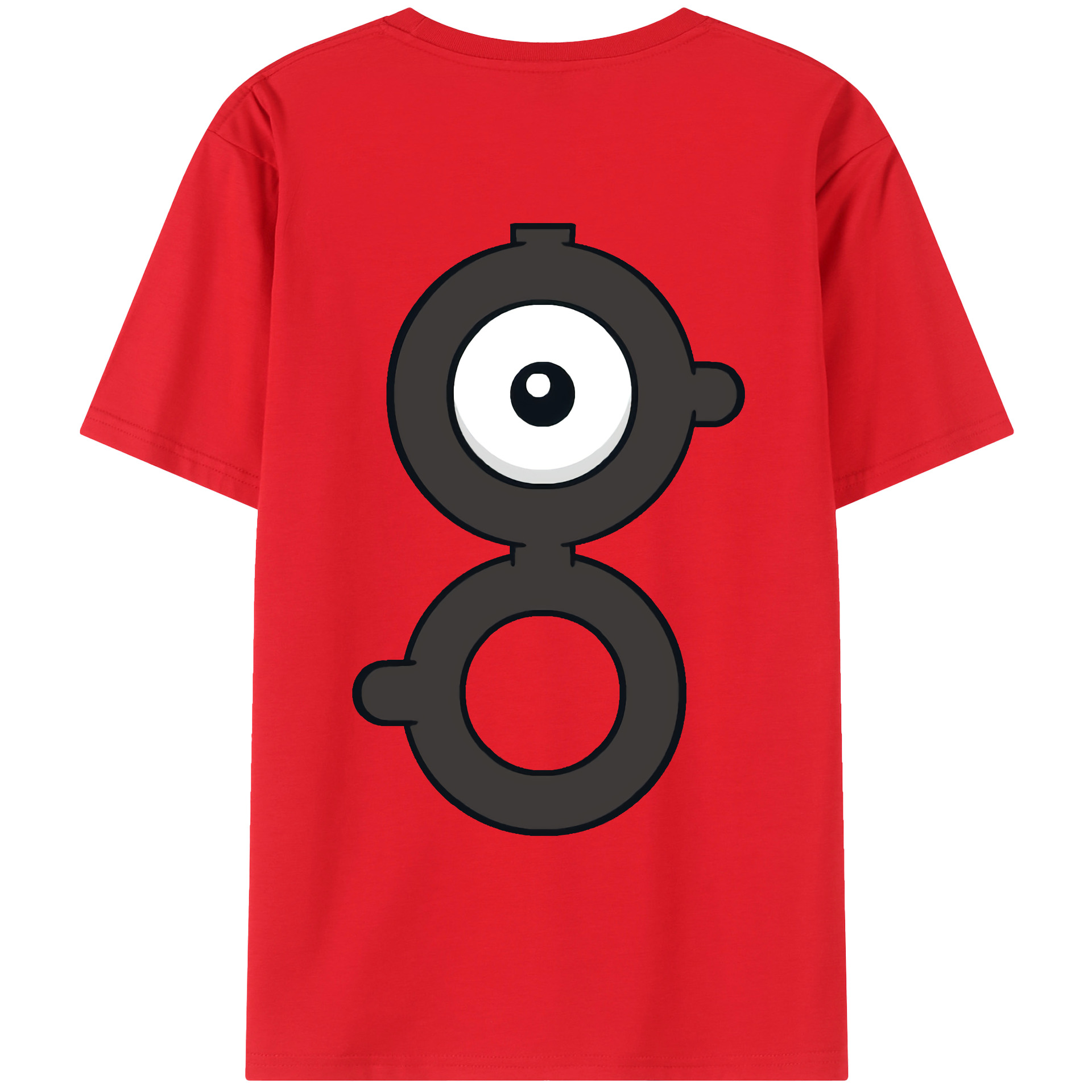 （画像用） ポケットモンスター Pokémon 綿100％ メンズ半袖Tシャツ（バックプリント） 通気性