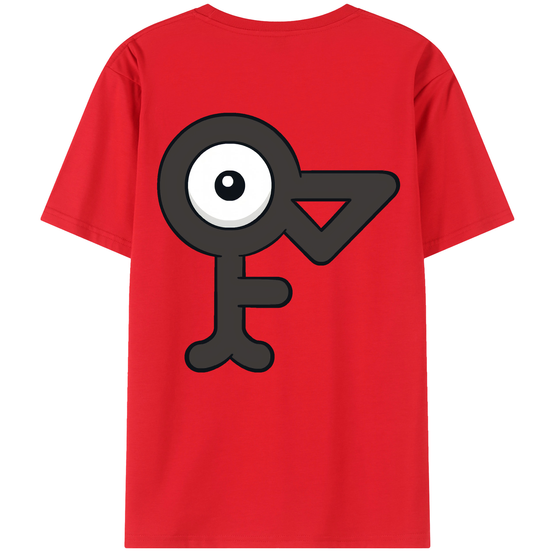 （画像用） ポケットモンスター Pokémon 綿100％ メンズ半袖Tシャツ（バックプリント） 通気性