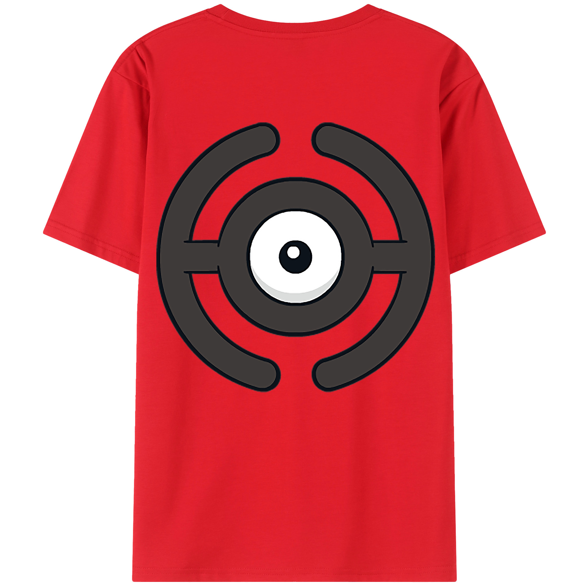 （画像用） ポケットモンスター Pokémon 綿100％ メンズ半袖Tシャツ（バックプリント） 通気性