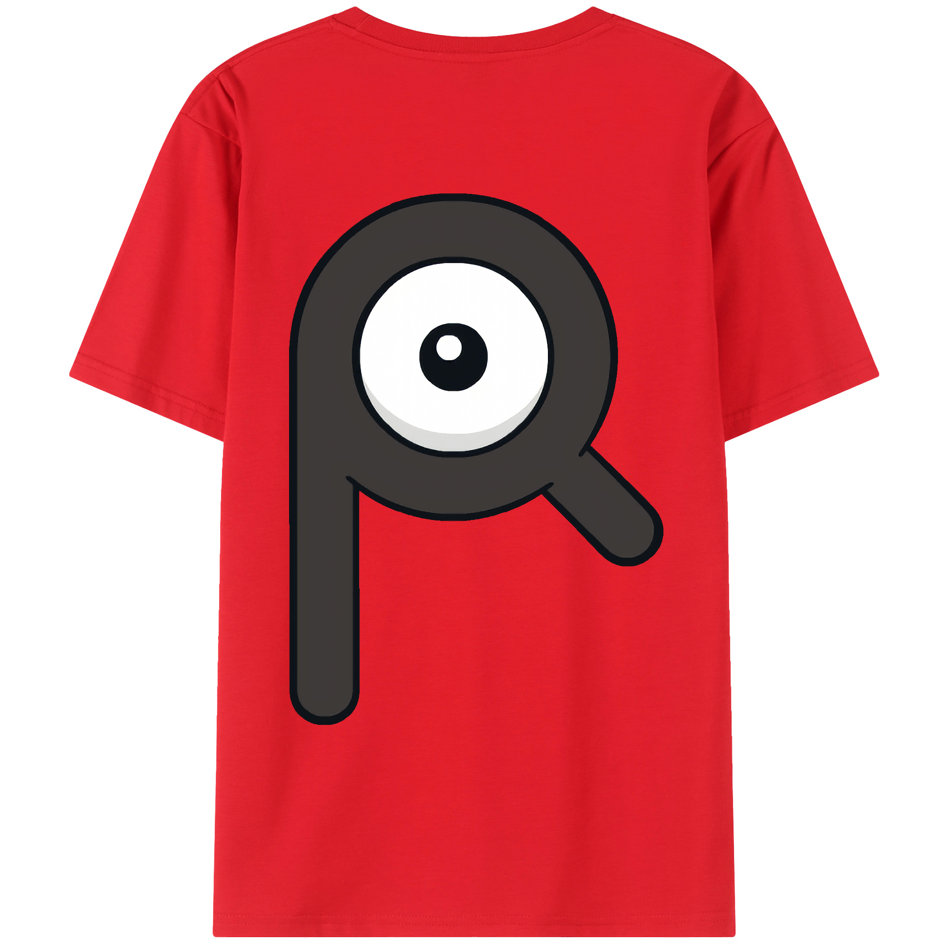 （画像用） ポケットモンスター Pokémon 綿100％ メンズ半袖Tシャツ（バックプリント） 通気性