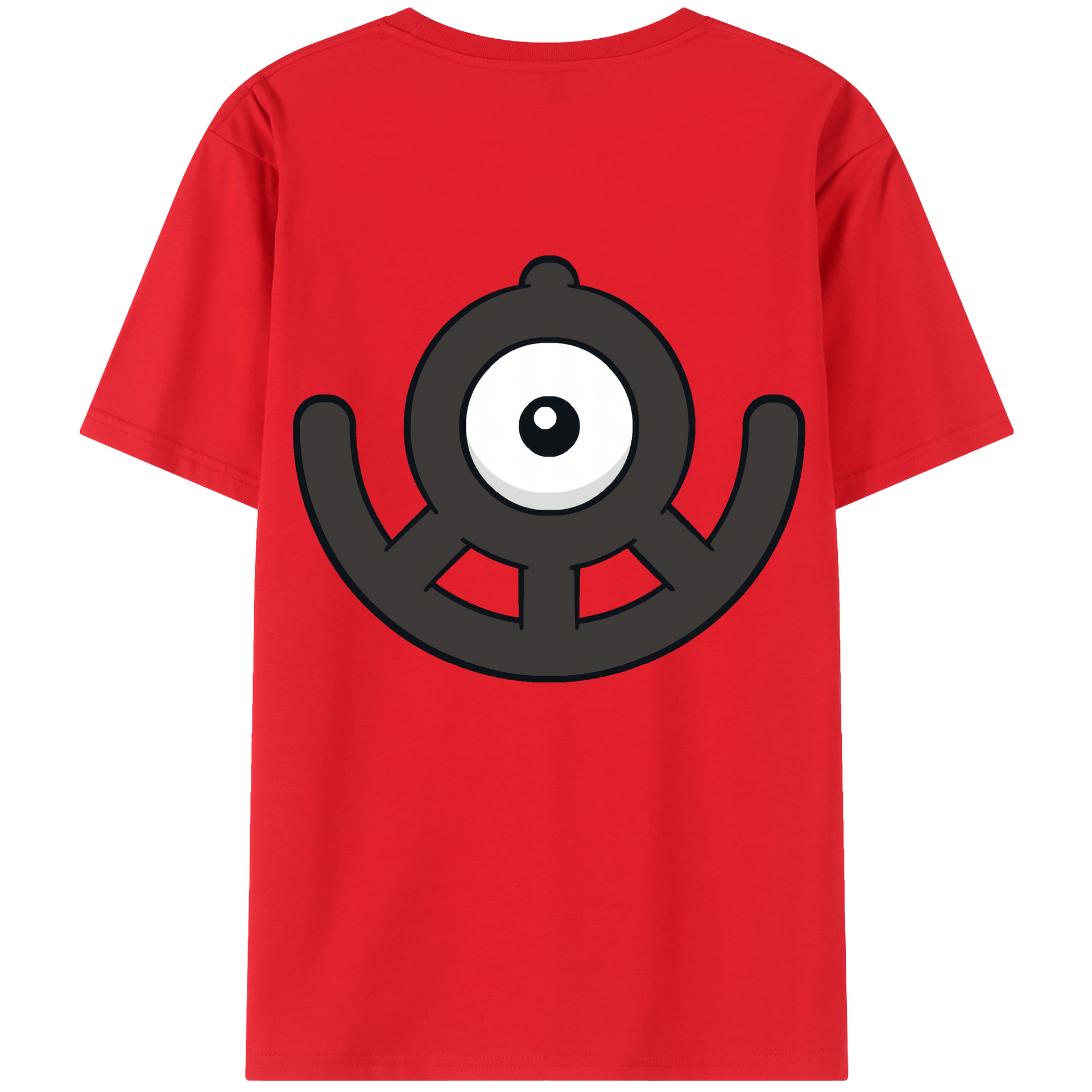 （画像用） ポケットモンスター Pokémon 綿100％ メンズ半袖Tシャツ（バックプリント） 通気性