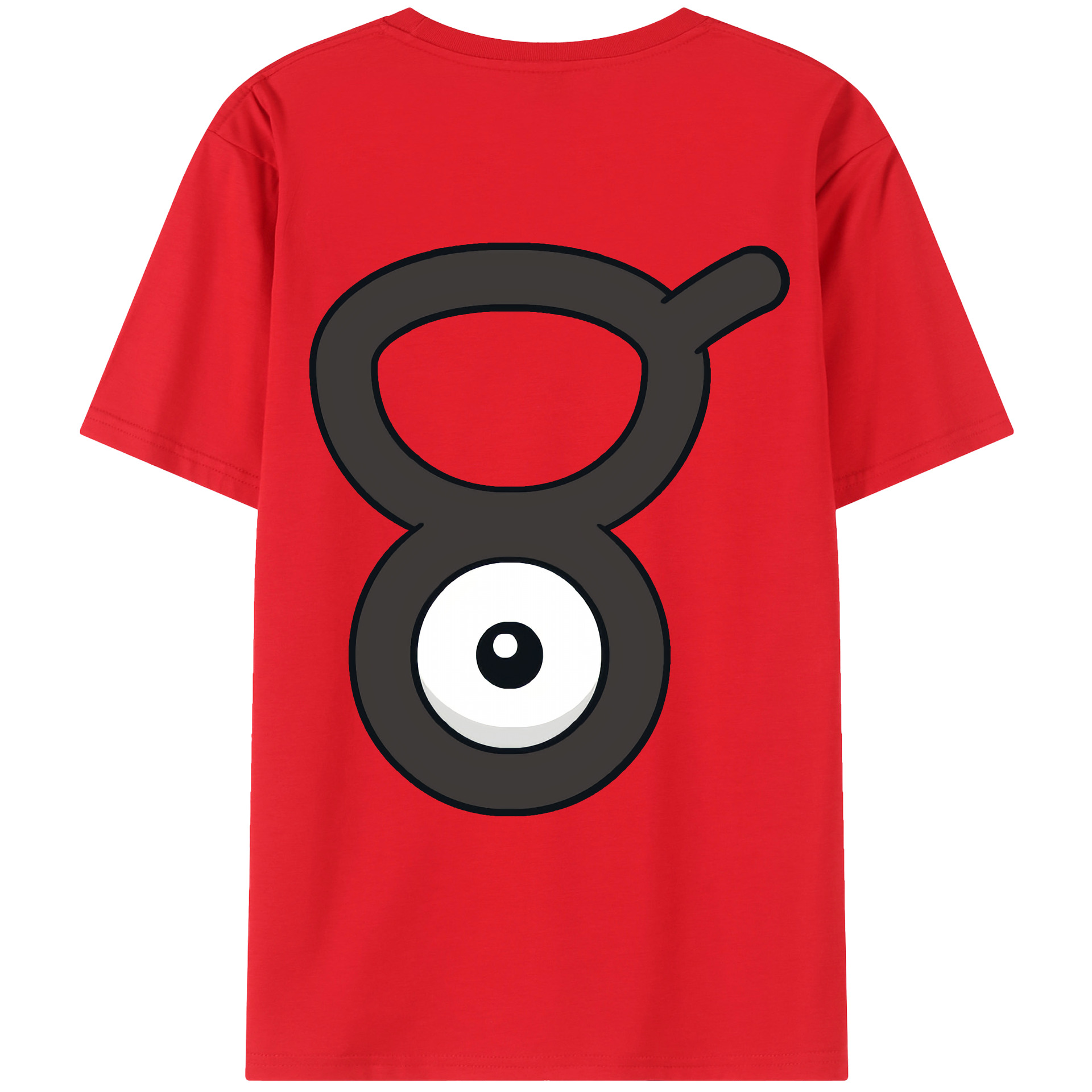 （画像用） ポケットモンスター Pokémon 綿100％ メンズ半袖Tシャツ（バックプリント） 通気性