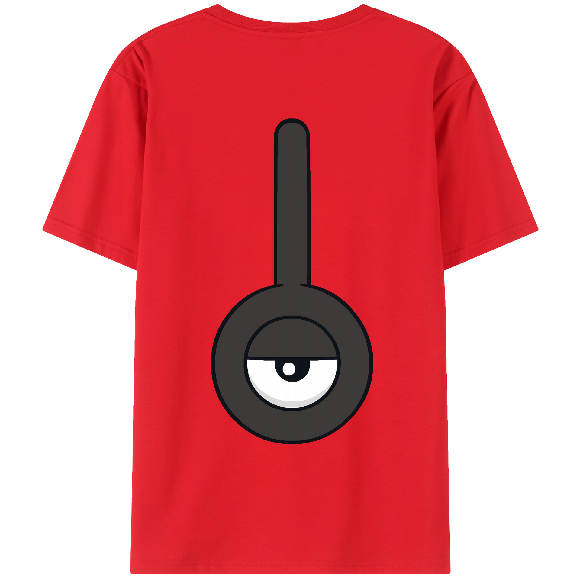 （画像用） ポケットモンスター Pokémon 綿100％ メンズ半袖Tシャツ（バックプリント） 通気性