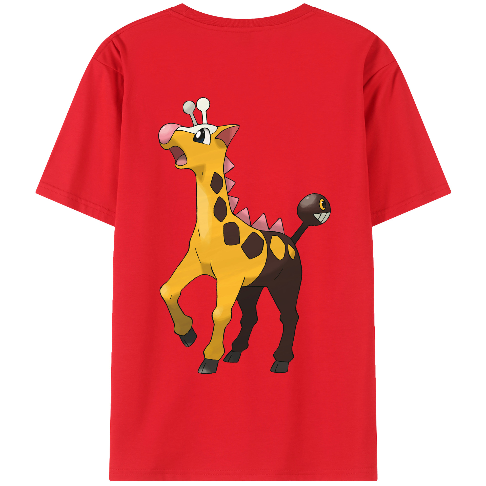 （画像用） ポケットモンスター Pokémon 綿100％ メンズ半袖Tシャツ（バックプリント） 通気性