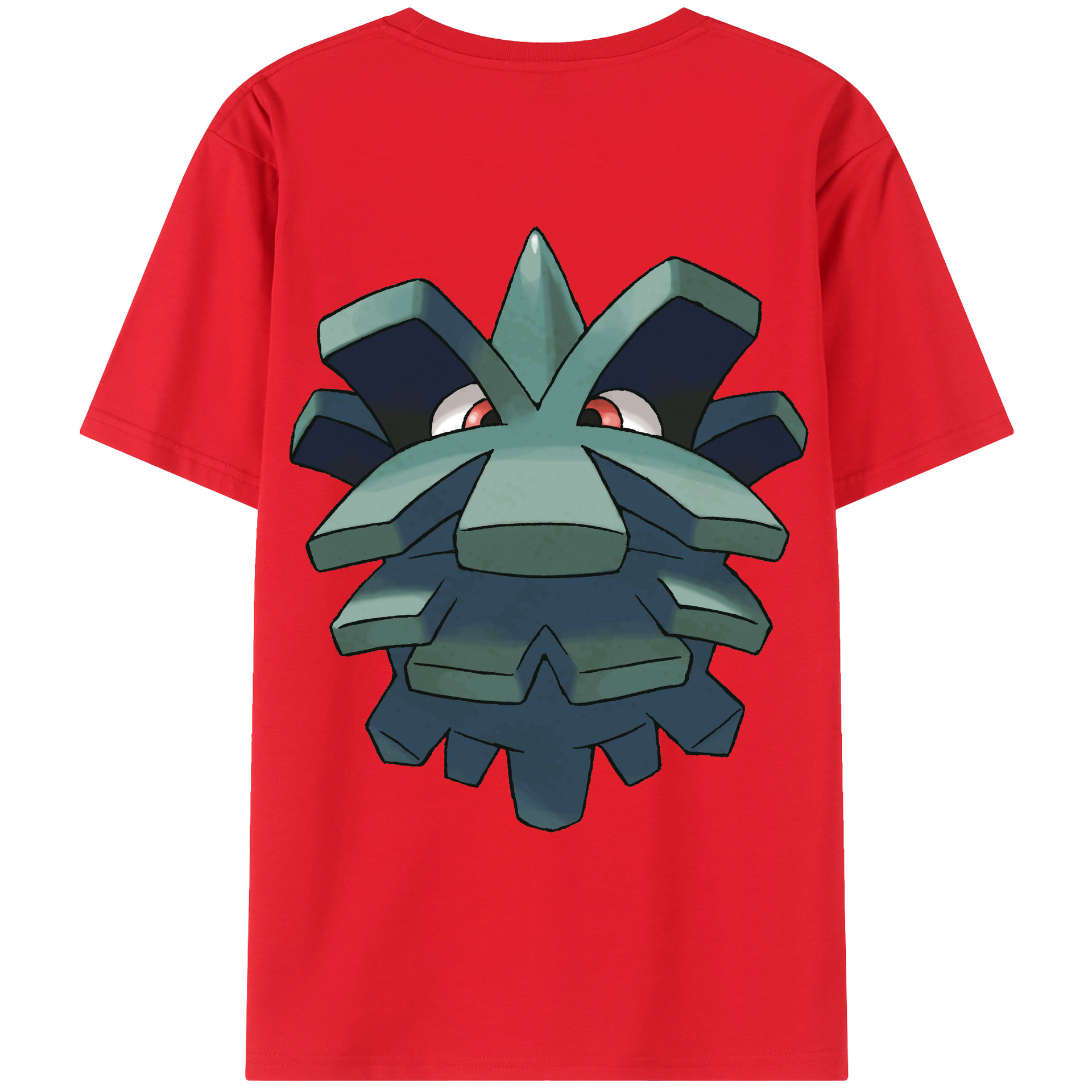 （画像用） ポケットモンスター Pokémon 綿100％ メンズ半袖Tシャツ（バックプリント） 通気性