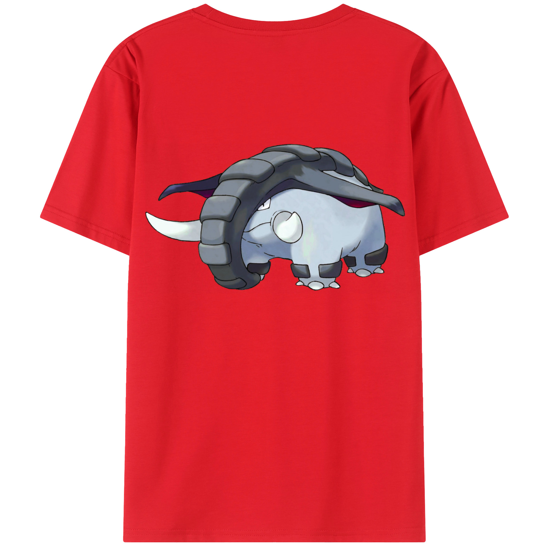 （画像用） ポケットモンスター Pokémon 綿100％ メンズ半袖Tシャツ（バックプリント） 通気性