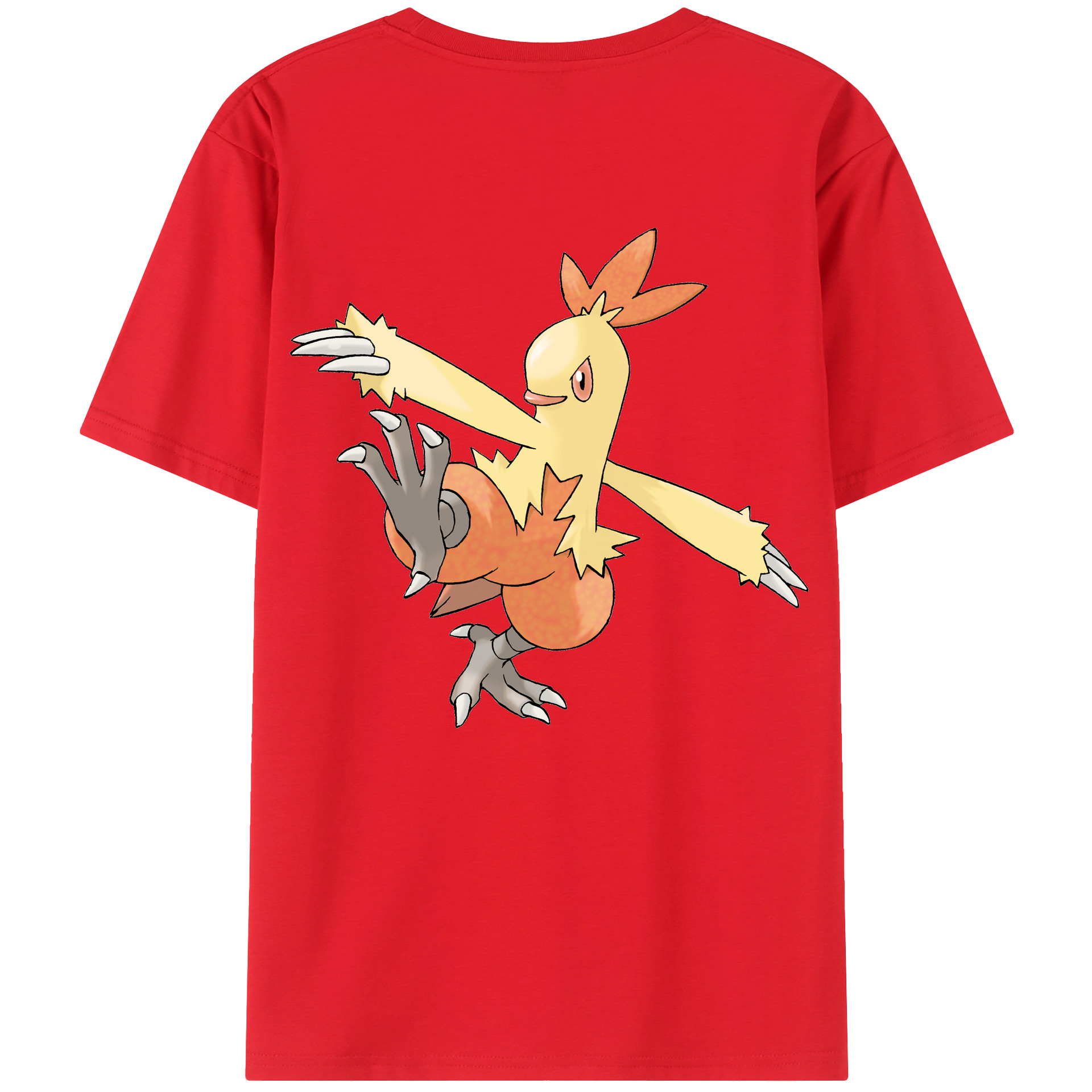 （画像用） ポケットモンスター Pokémon 綿100％ メンズ半袖Tシャツ（バックプリント） 通気性