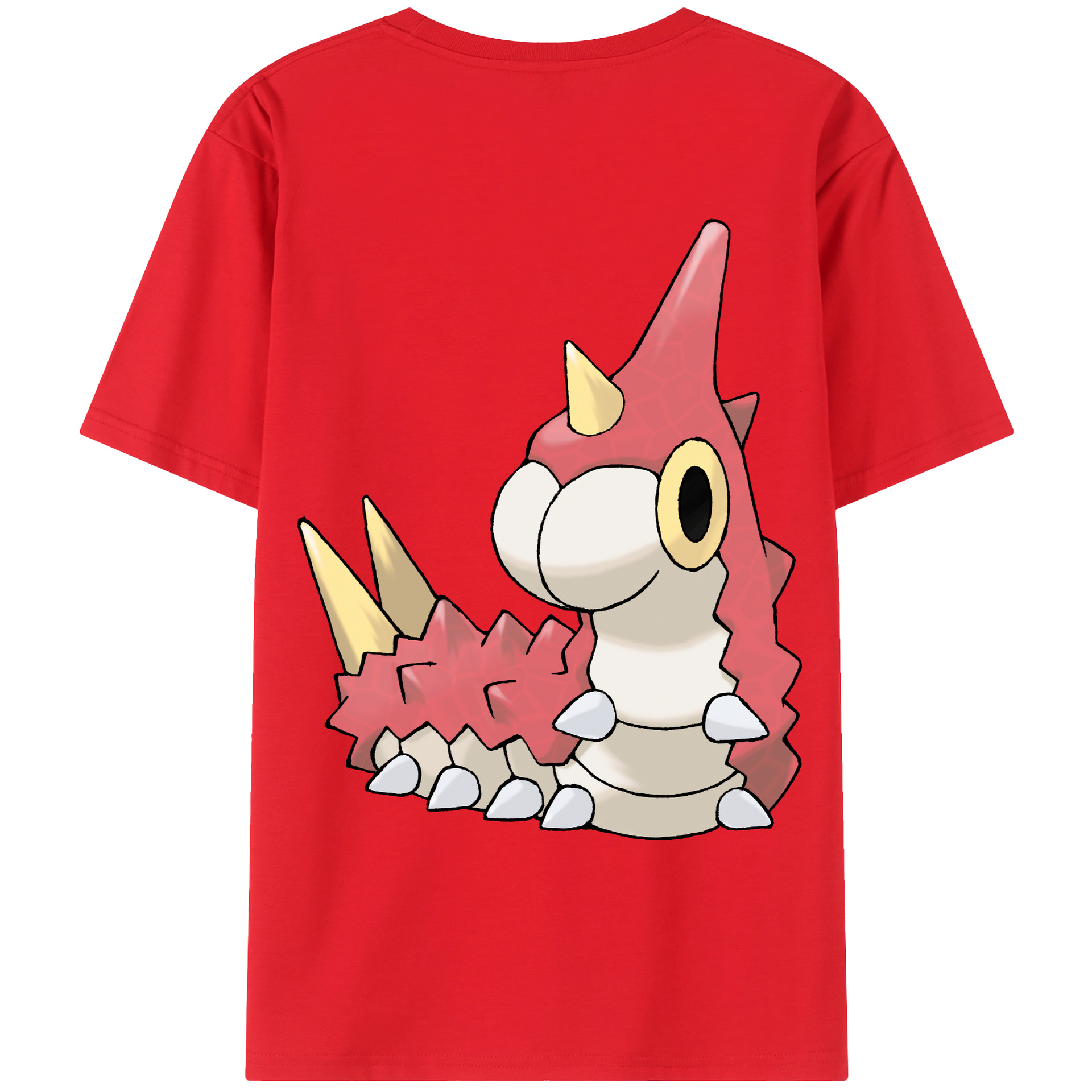 （画像用） ポケットモンスター Pokémon 綿100％ メンズ半袖Tシャツ（バックプリント） 通気性