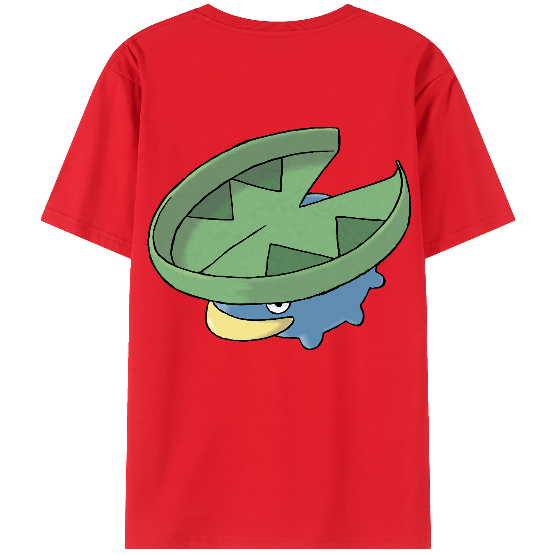 （画像用） ポケットモンスター Pokémon 綿100％ メンズ半袖Tシャツ（バックプリント） 通気性
