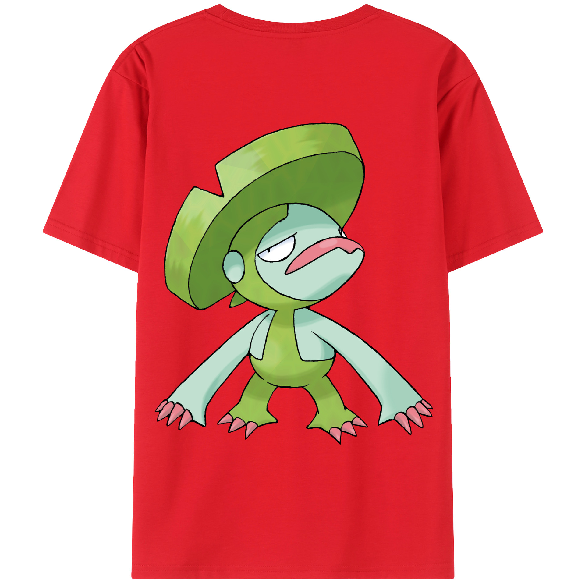 （画像用） ポケットモンスター Pokémon 綿100％ メンズ半袖Tシャツ（バックプリント） 通気性