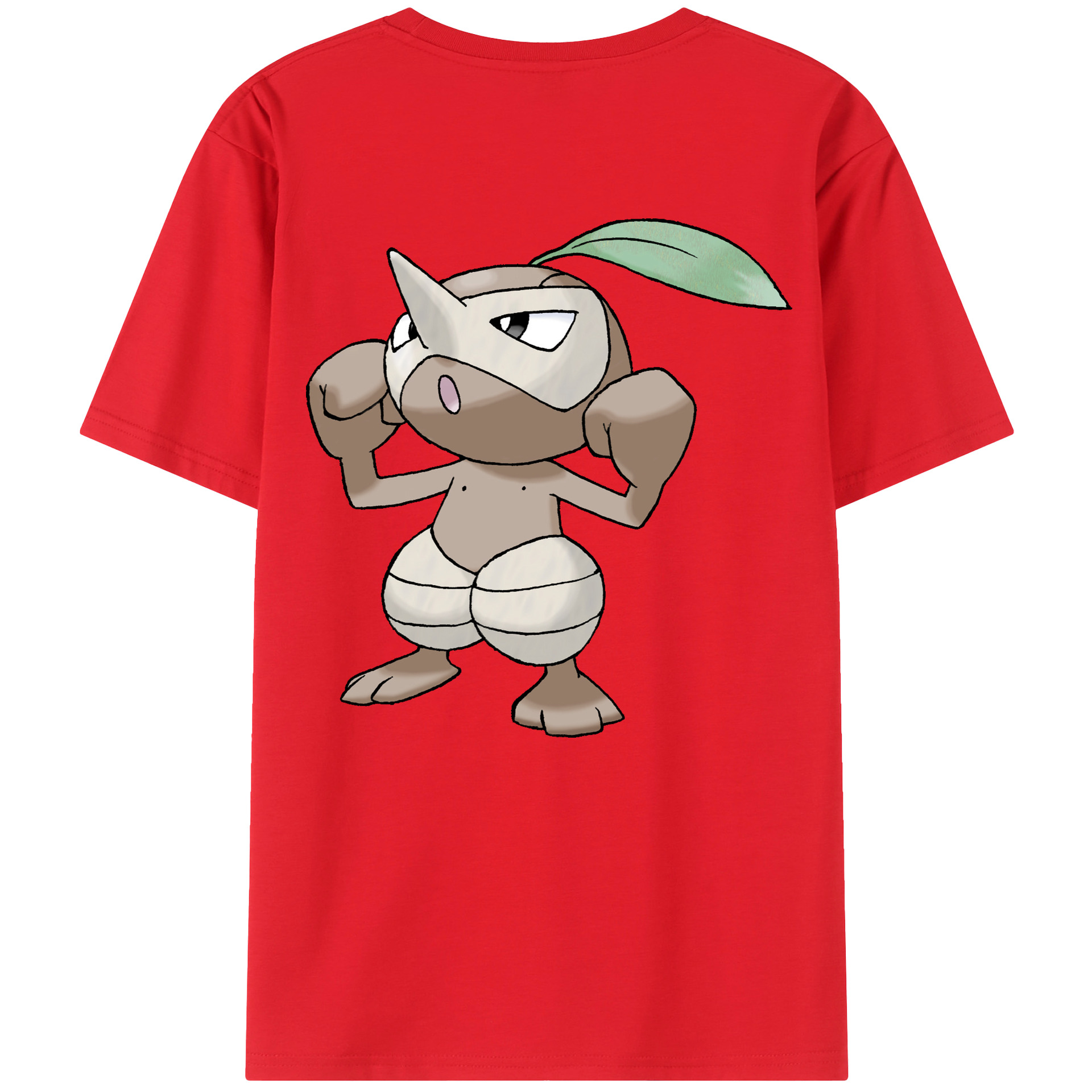 （画像用） ポケットモンスター Pokémon 綿100％ メンズ半袖Tシャツ（バックプリント） 通気性