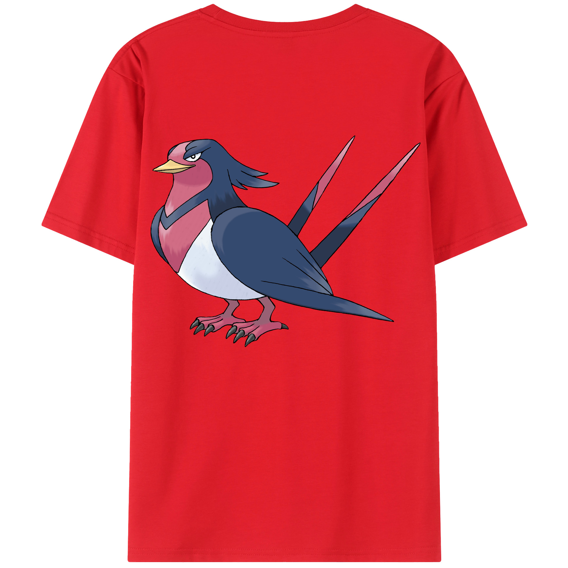 （画像用） ポケットモンスター Pokémon 綿100％ メンズ半袖Tシャツ（バックプリント） 通気性