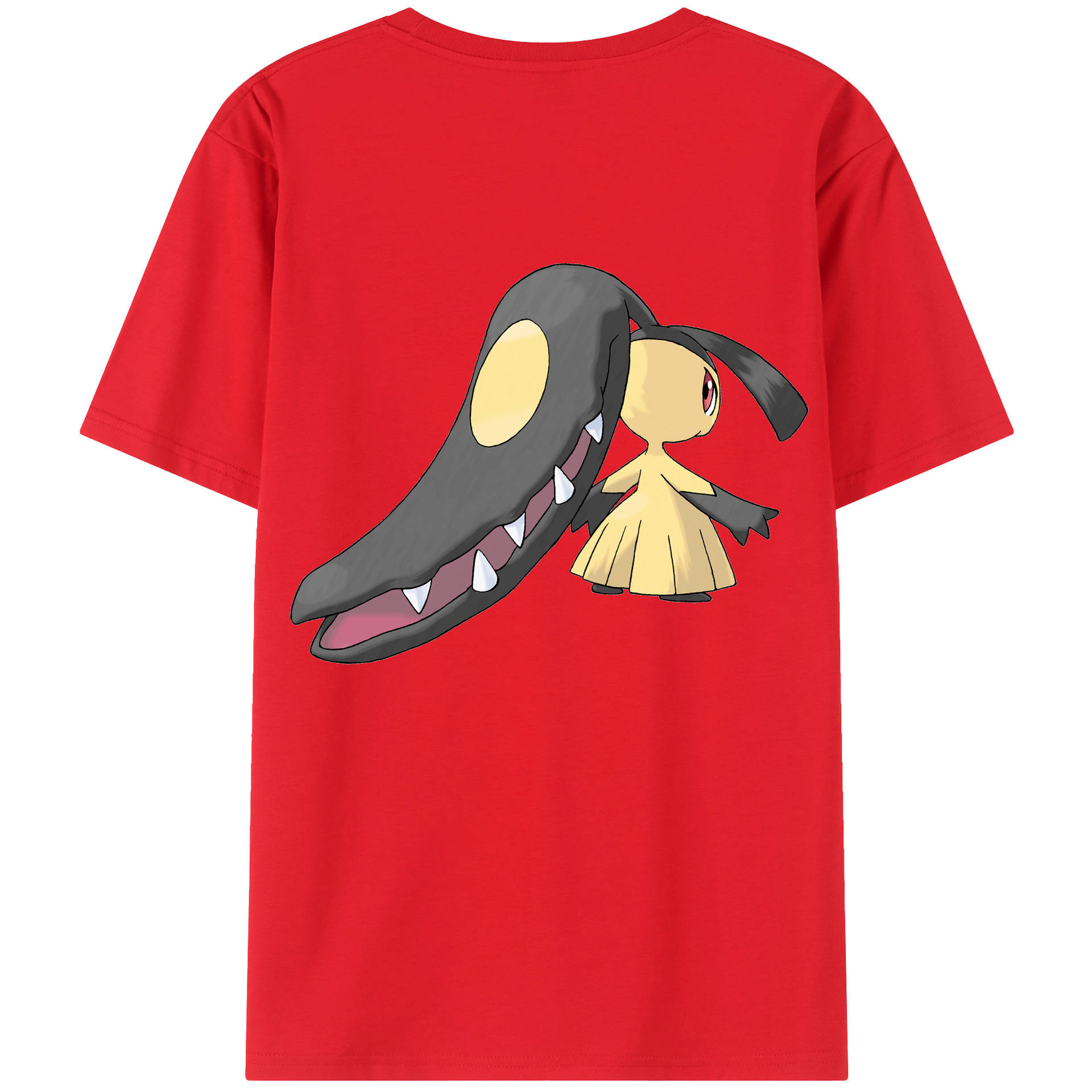 （画像用） ポケットモンスター Pokémon 綿100％ メンズ半袖Tシャツ（バックプリント） 通気性