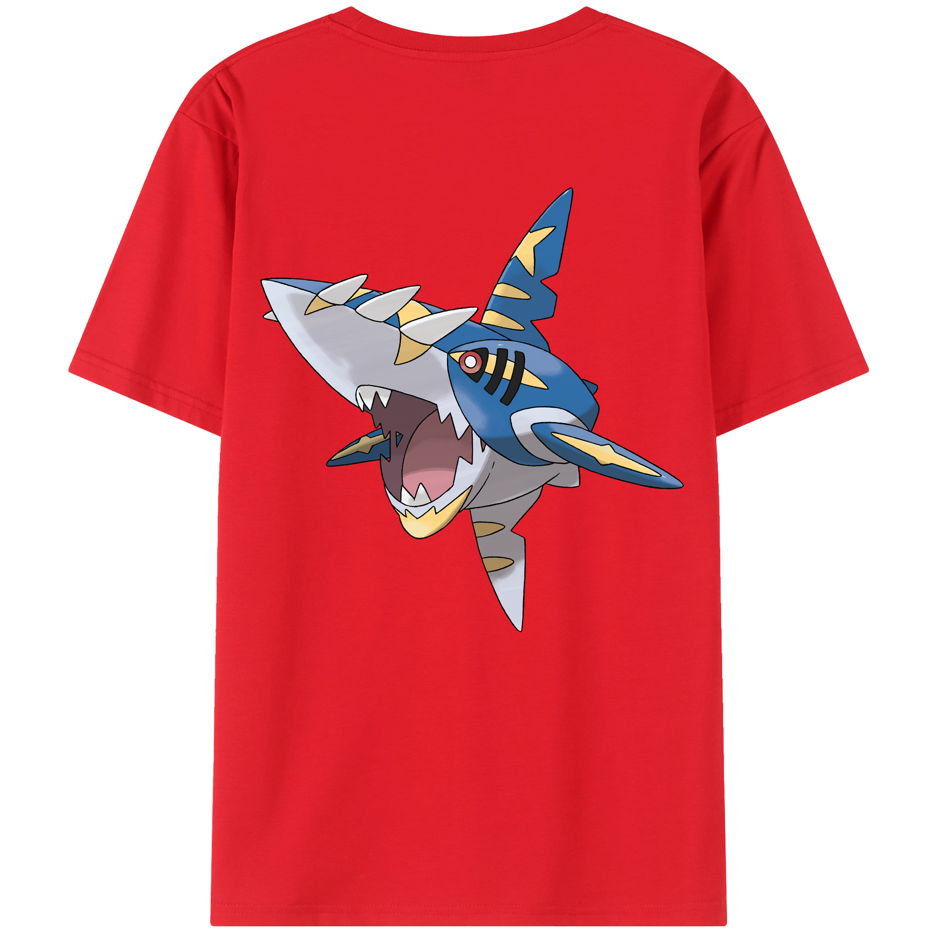 （画像用） ポケットモンスター Pokémon 綿100％ メンズ半袖Tシャツ（バックプリント） 通気性