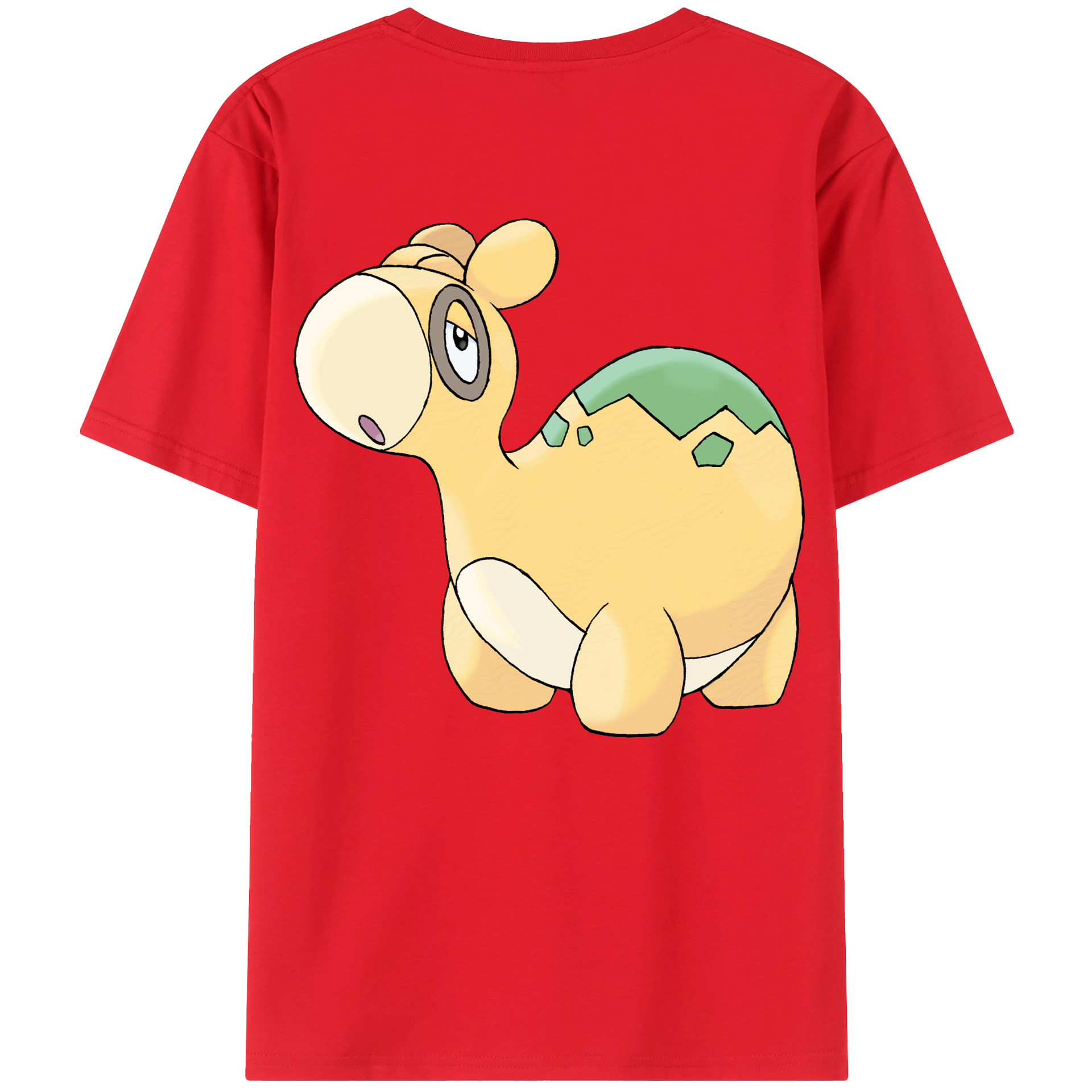 （画像用） ポケットモンスター Pokémon 綿100％ メンズ半袖Tシャツ（バックプリント） 通気性