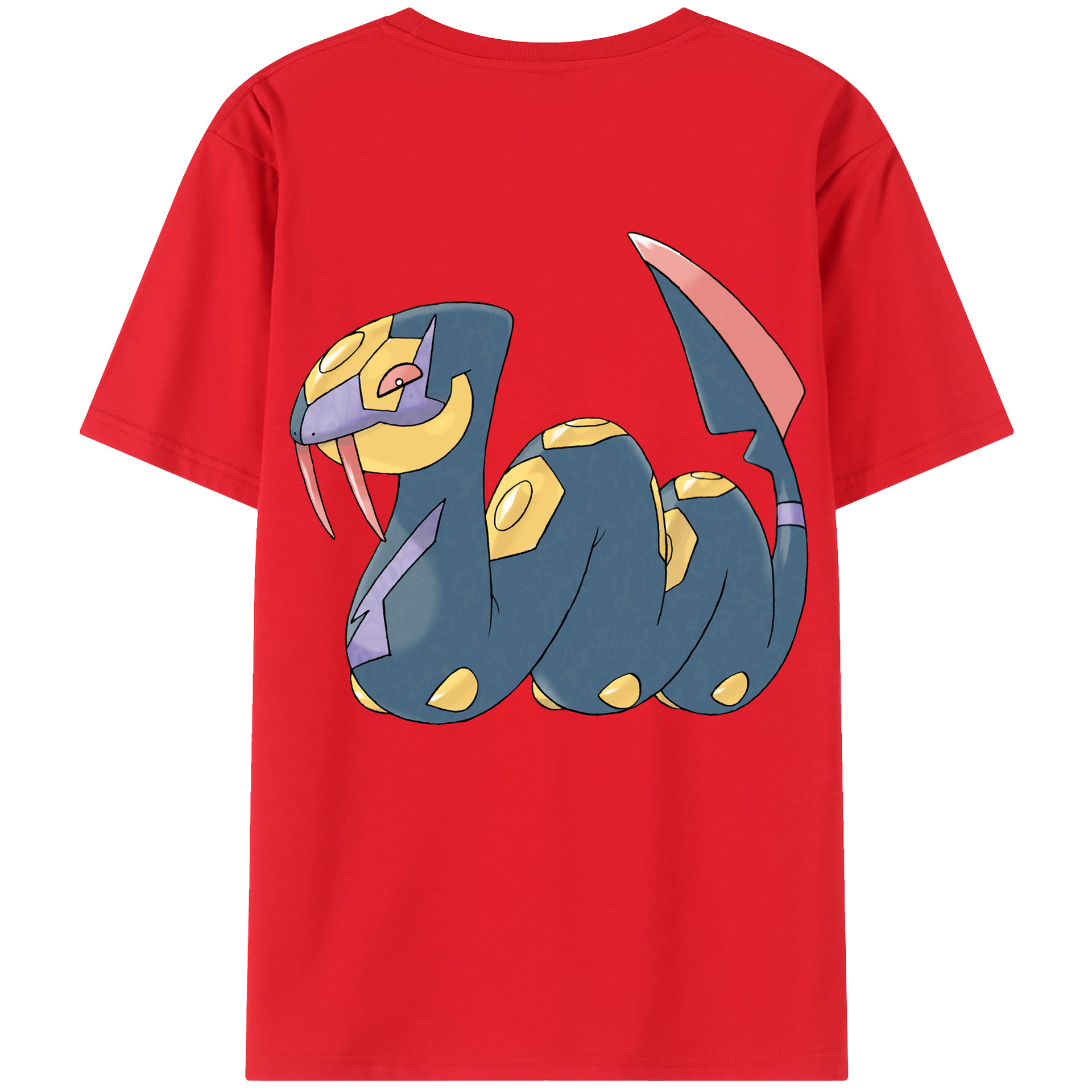 （画像用） ポケットモンスター Pokémon 綿100％ メンズ半袖Tシャツ（バックプリント） 通気性