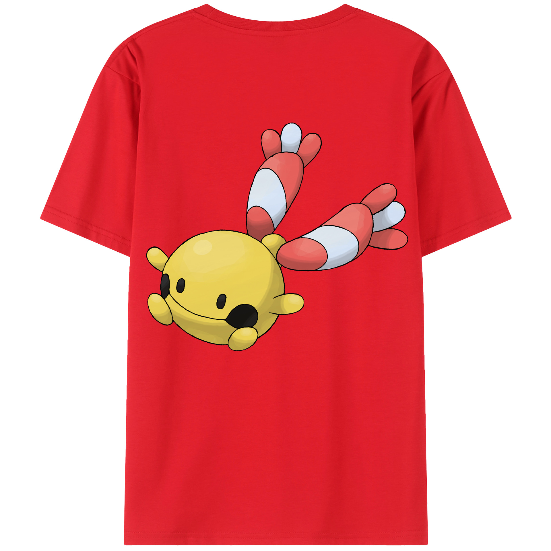 （画像用） ポケットモンスター Pokémon 綿100％ メンズ半袖Tシャツ（バックプリント） 通気性