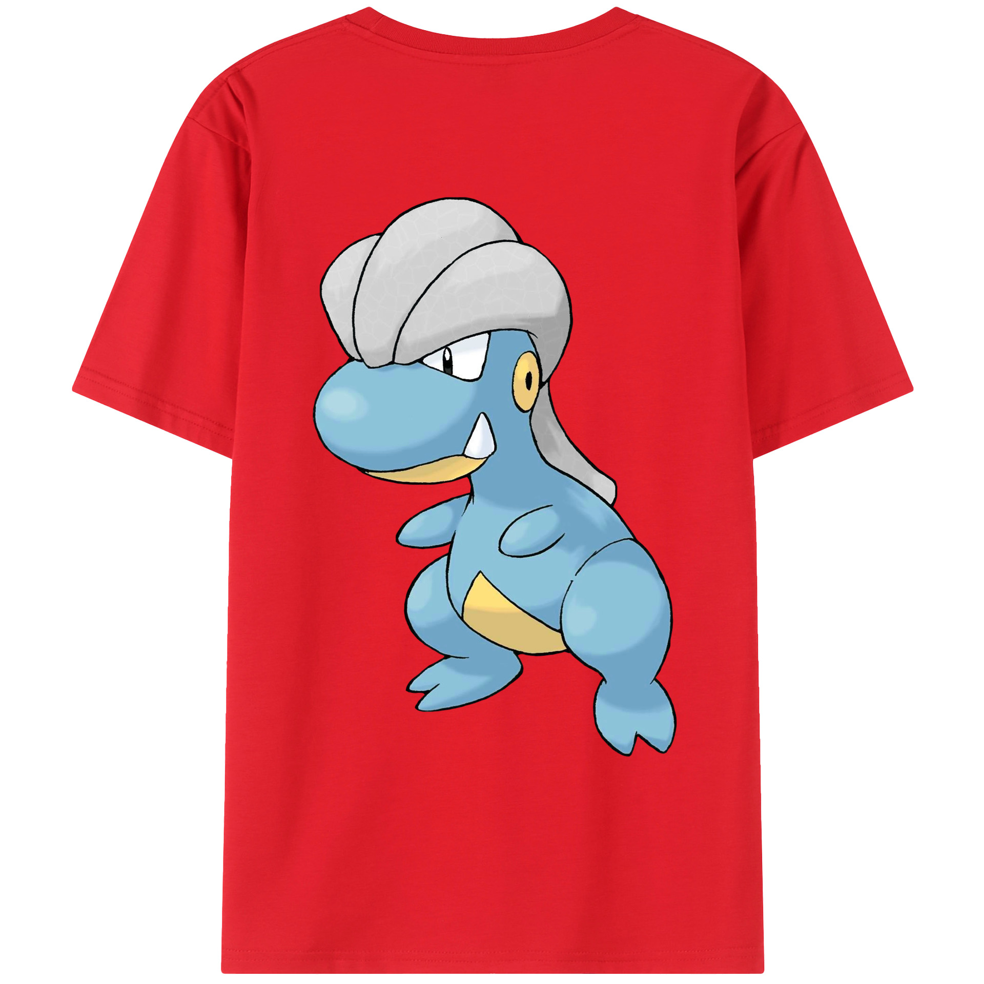 （画像用） ポケットモンスター Pokémon 綿100％ メンズ半袖Tシャツ（バックプリント） 通気性