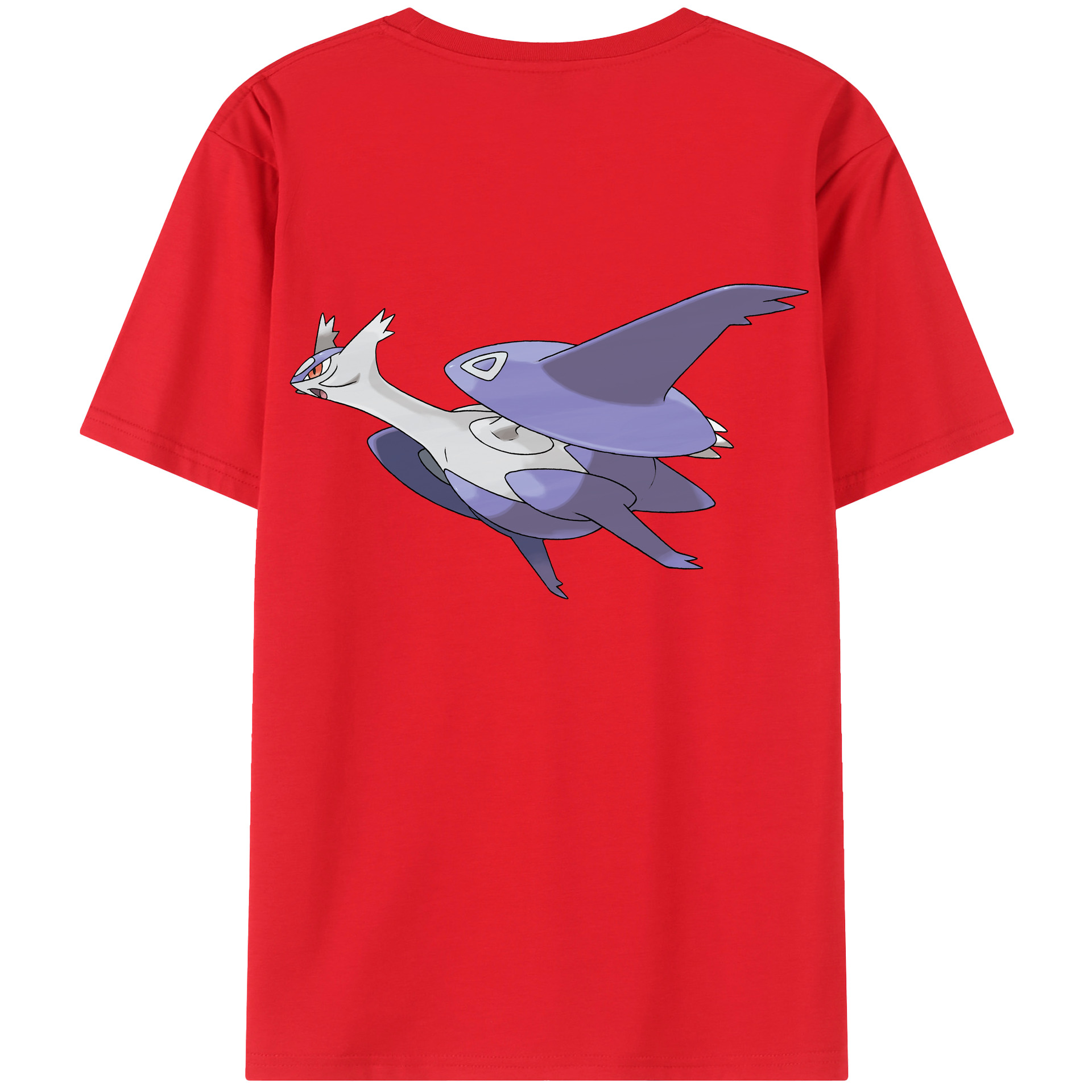 （画像用） ポケットモンスター Pokémon 綿100％ メンズ半袖Tシャツ（バックプリント） 通気性