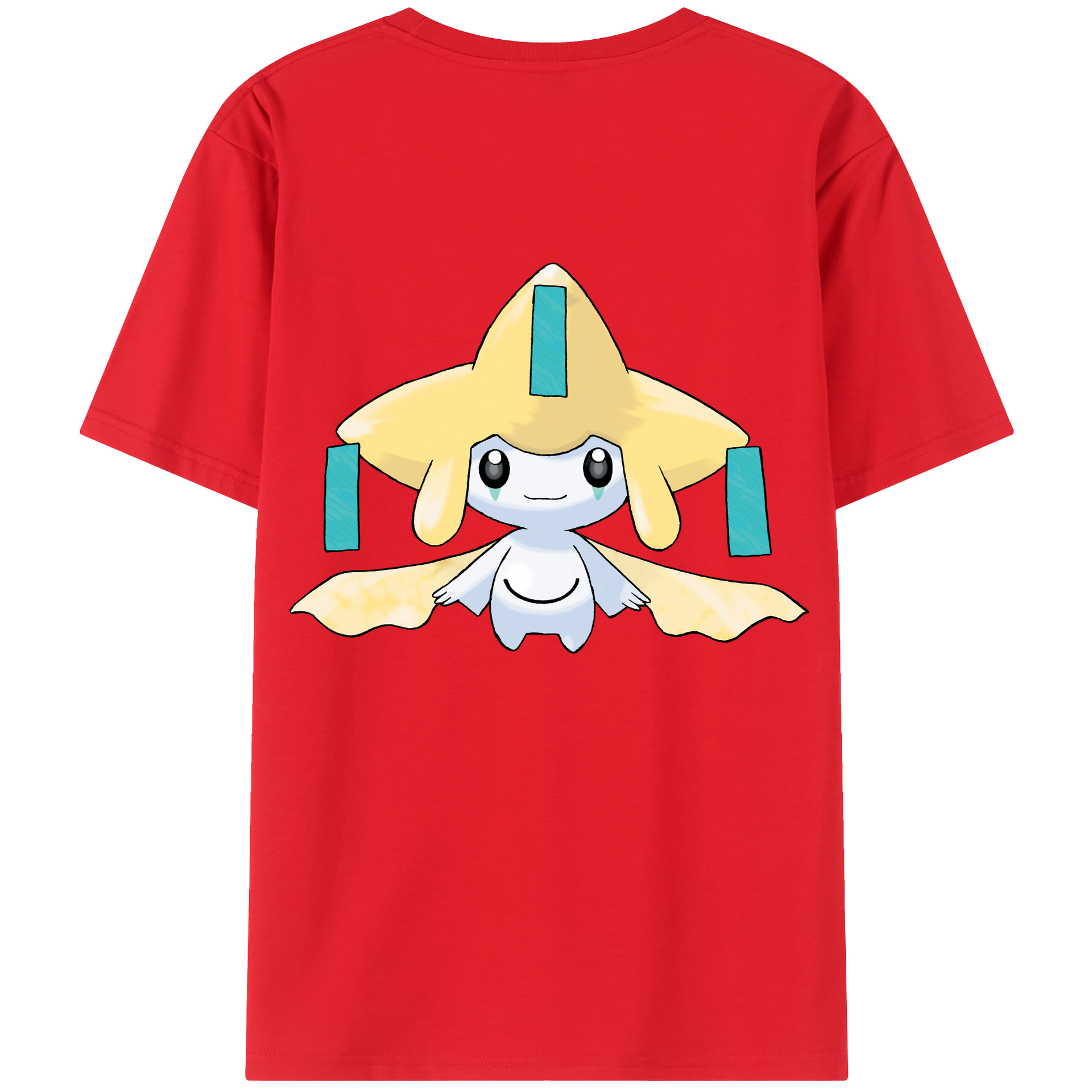 （画像用） ポケットモンスター Pokémon 綿100％ メンズ半袖Tシャツ（バックプリント） 通気性
