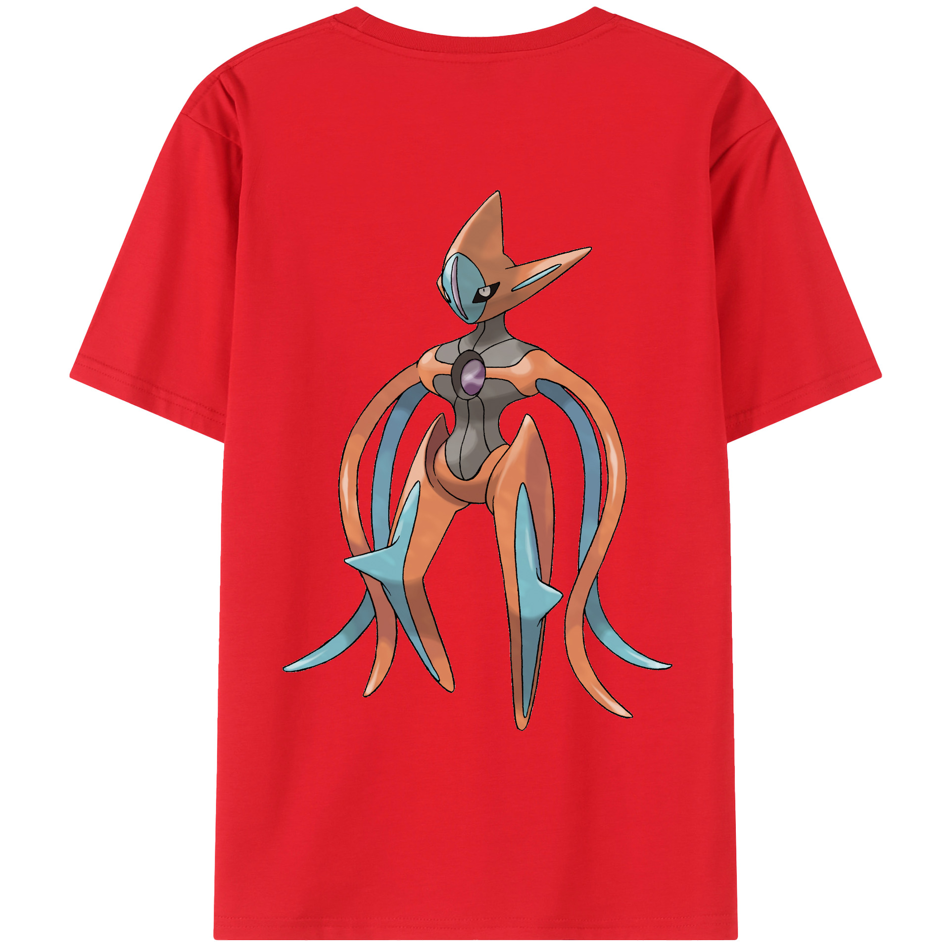 （画像用） ポケットモンスター Pokémon 綿100％ メンズ半袖Tシャツ（バックプリント） 通気性
