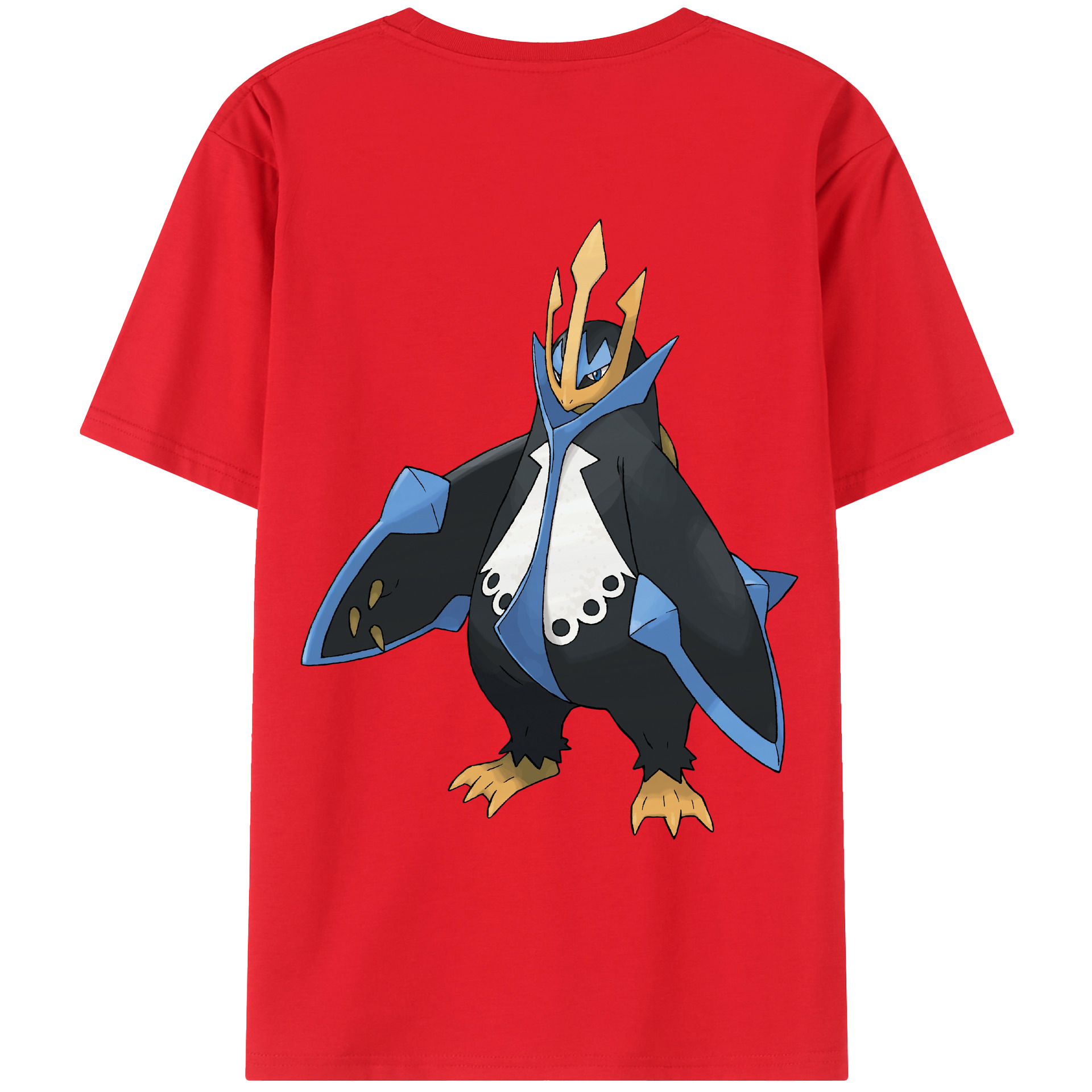 （画像用） ポケットモンスター Pokémon 綿100％ メンズ半袖Tシャツ（バックプリント） 通気性