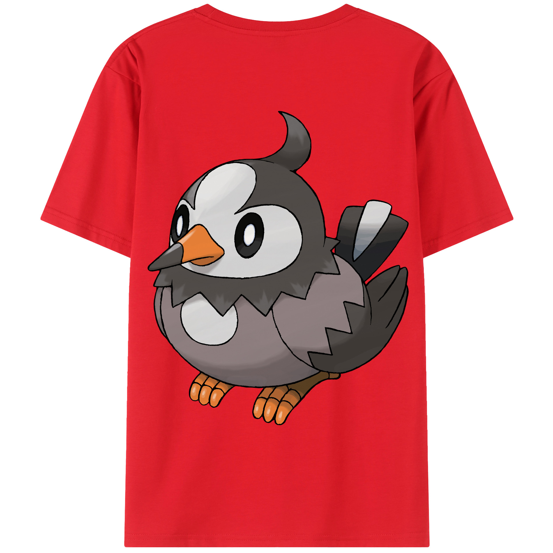 （画像用） ポケットモンスター Pokémon 綿100％ メンズ半袖Tシャツ（バックプリント） 通気性